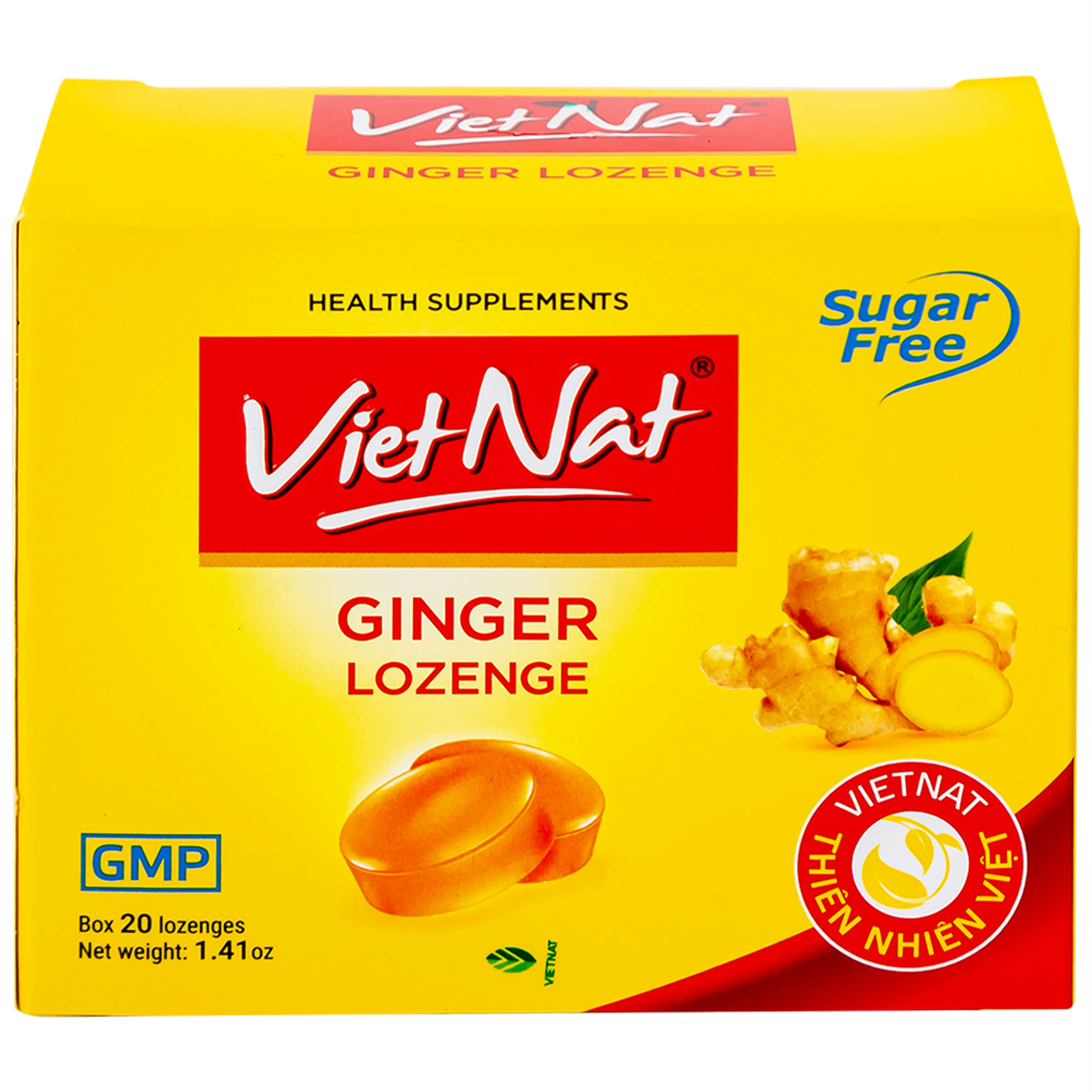 Kẹo Ngậm Ho Vị Gừng Vietnat (20 viên)