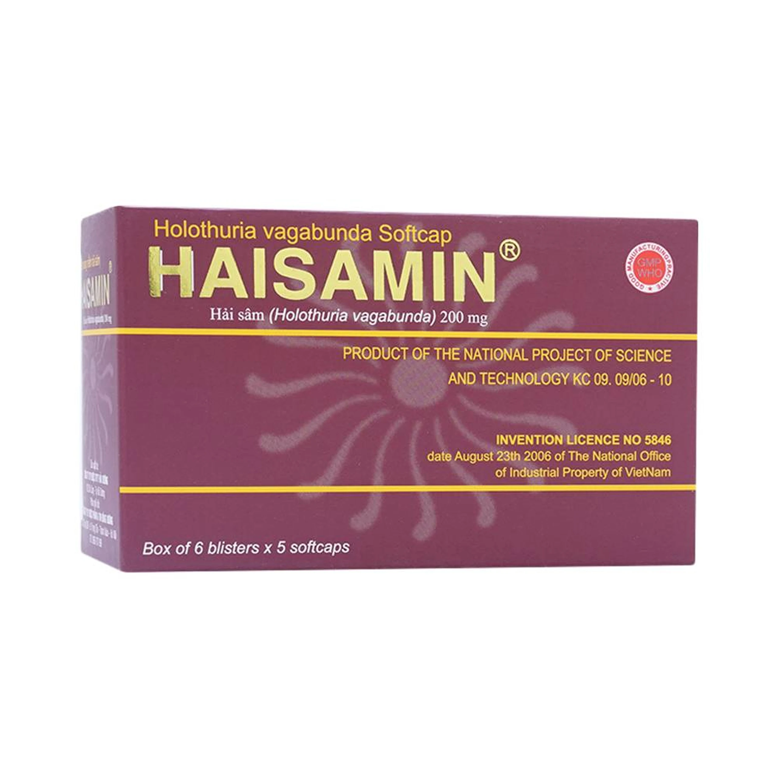 Thuốc Haisamin HDpharma tăng cường sinh lực (6 vỉ x 5 viên)