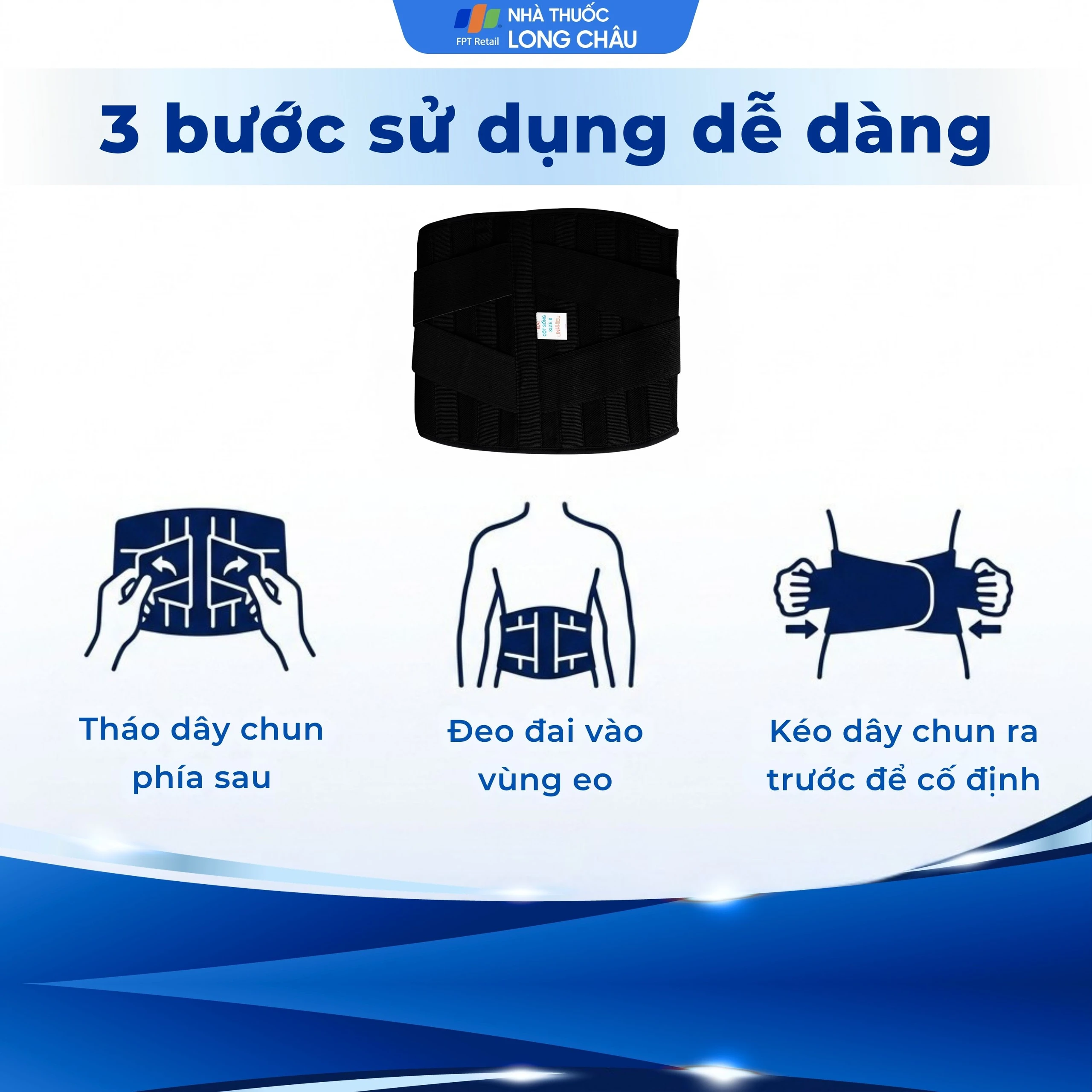 Đai cột sống size 8 Linh Hiếu 5