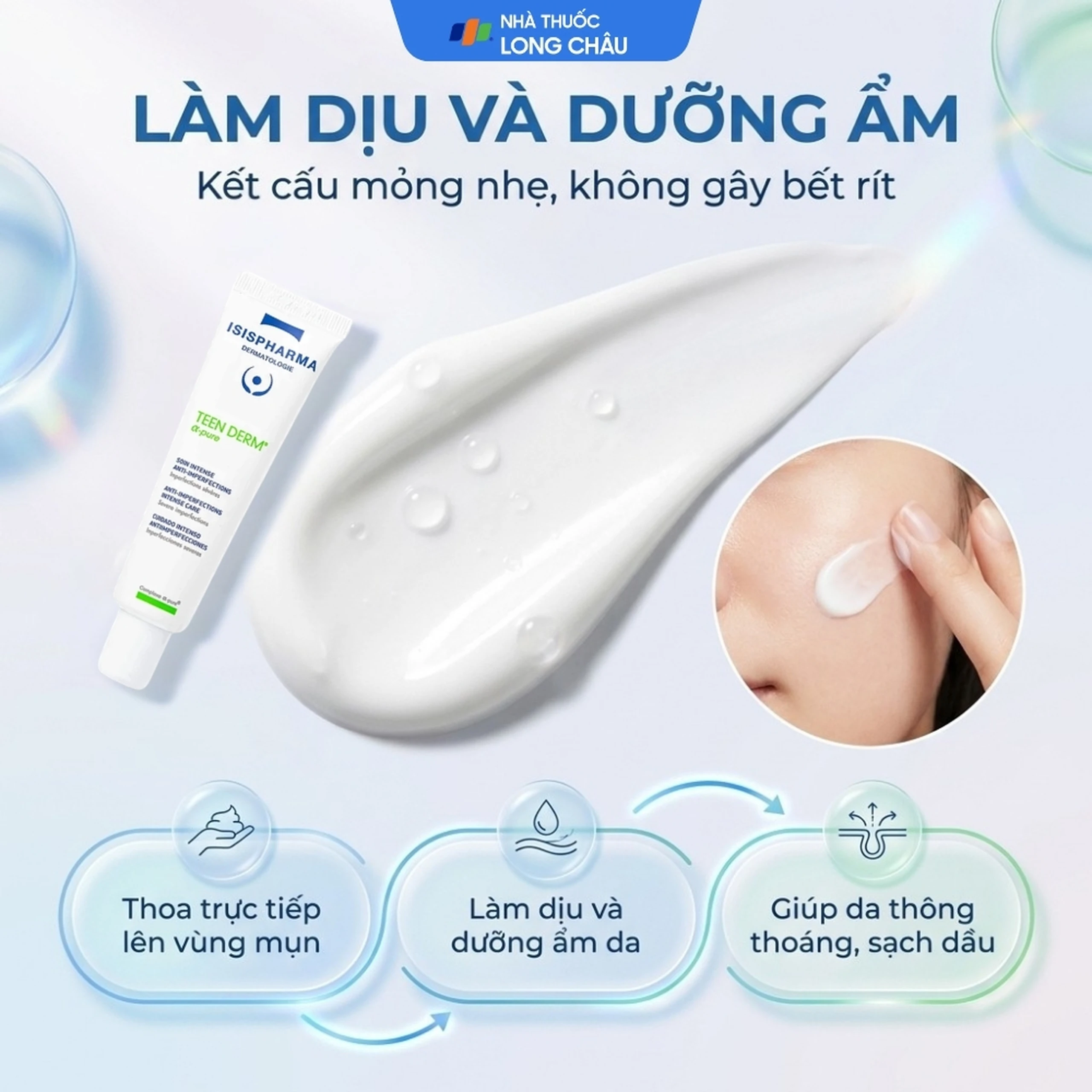 Kem dưỡng Isis Teen Derm Alpha Pure giảm mụn trứng cá (30ml) 5
