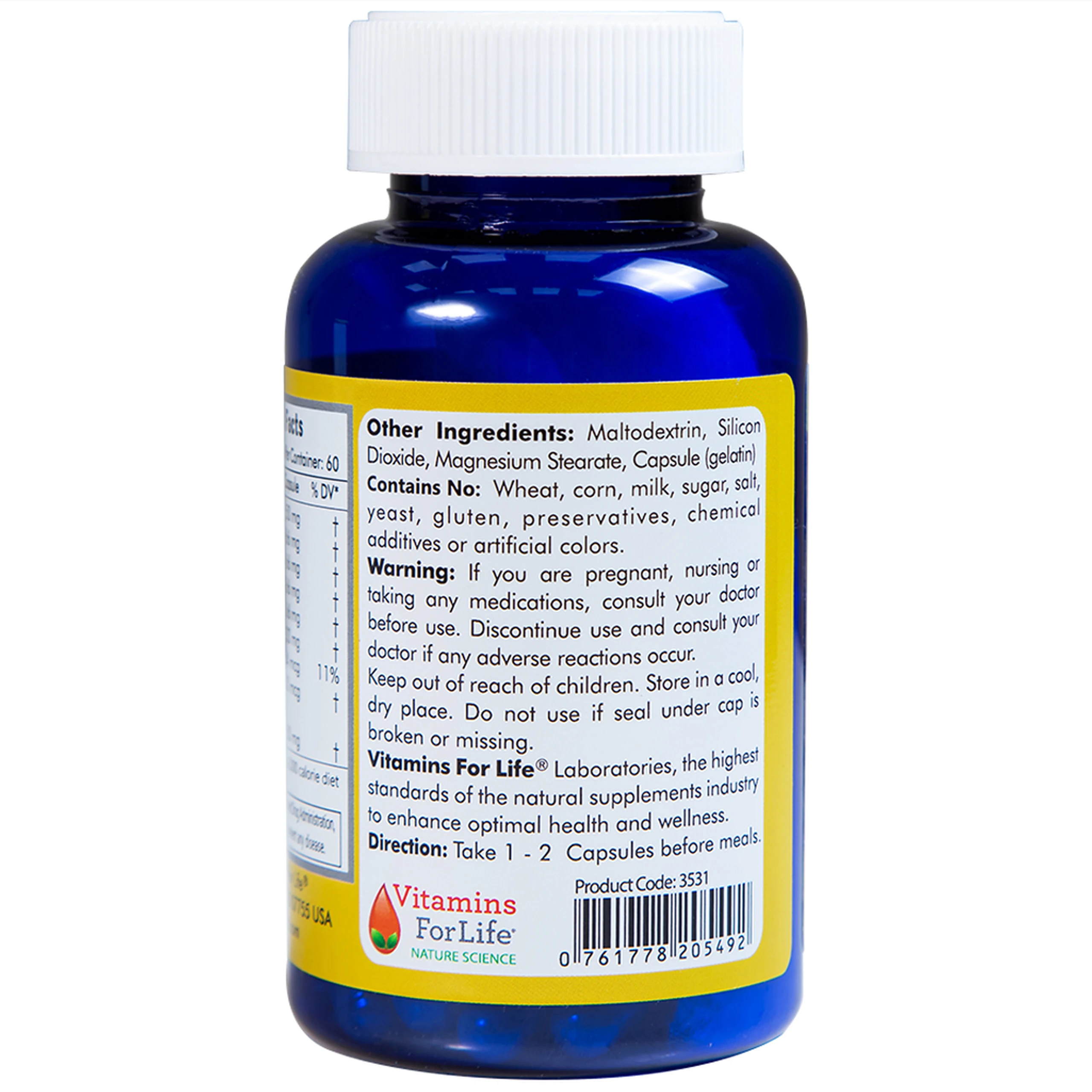 Viên uống ổn định đường huyết, tốt cho người bị tiểu đường Blood Sugar Control Vitamins For Life (60 viên)