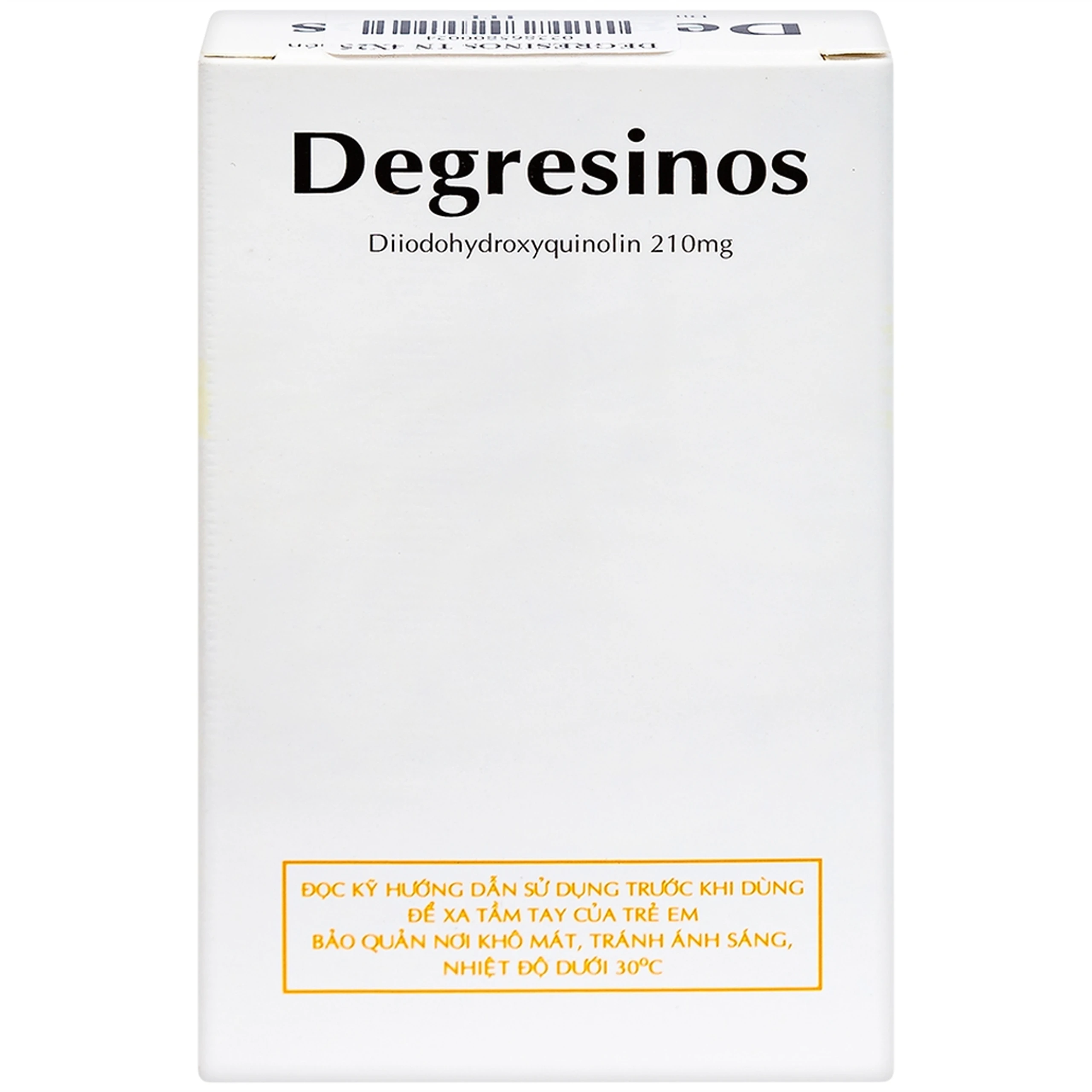 Thuốc Degresinos Thành Nam điều trị nhiễm amip đường ruột (4 vỉ x 25 viên)