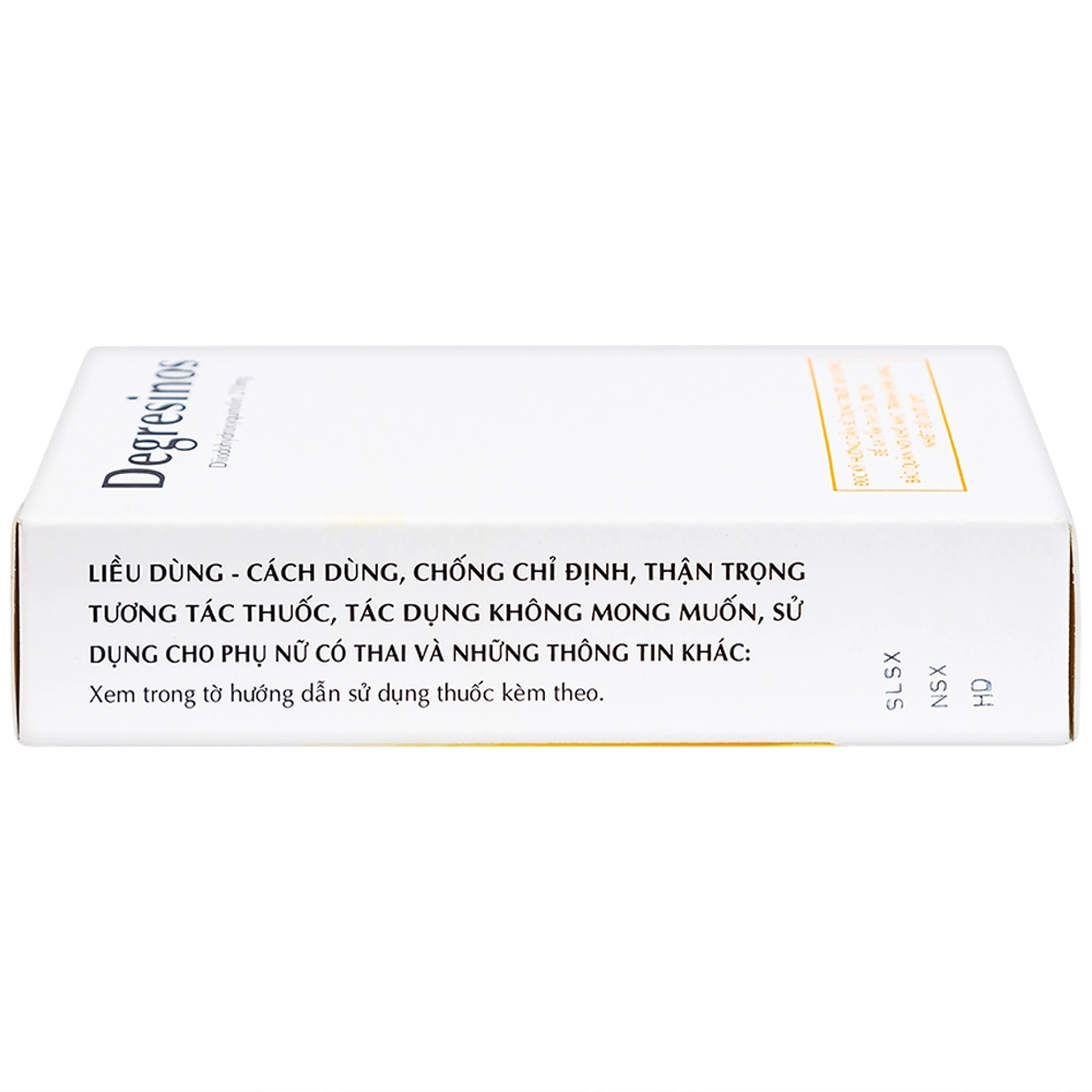 Thuốc Degresinos Thành Nam điều trị nhiễm amip đường ruột (4 vỉ x 25 viên)