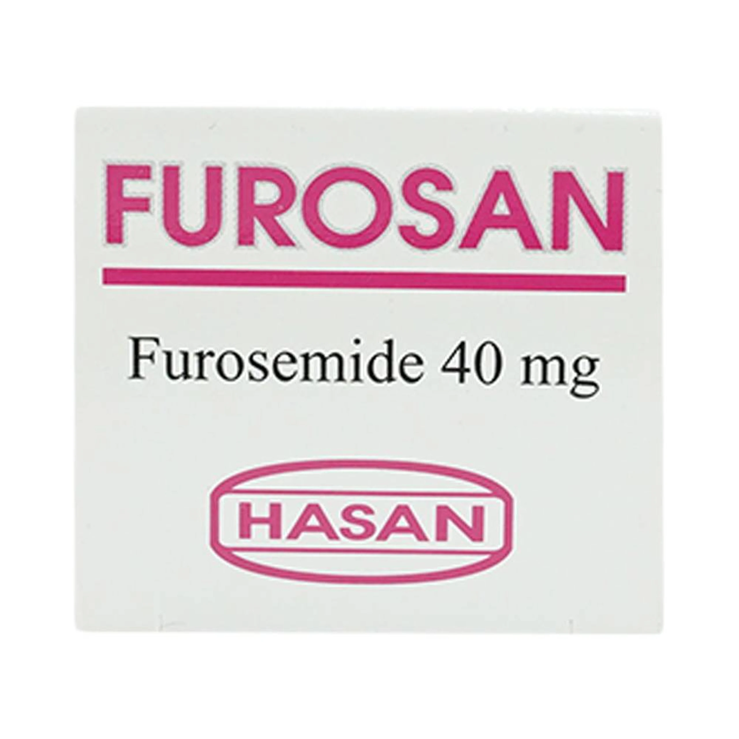 Thuốc Furosan 40mg Hasan điều trị phù, tăng huyết áp nhẹ hay trung bình (10 vỉ x 10 viên)