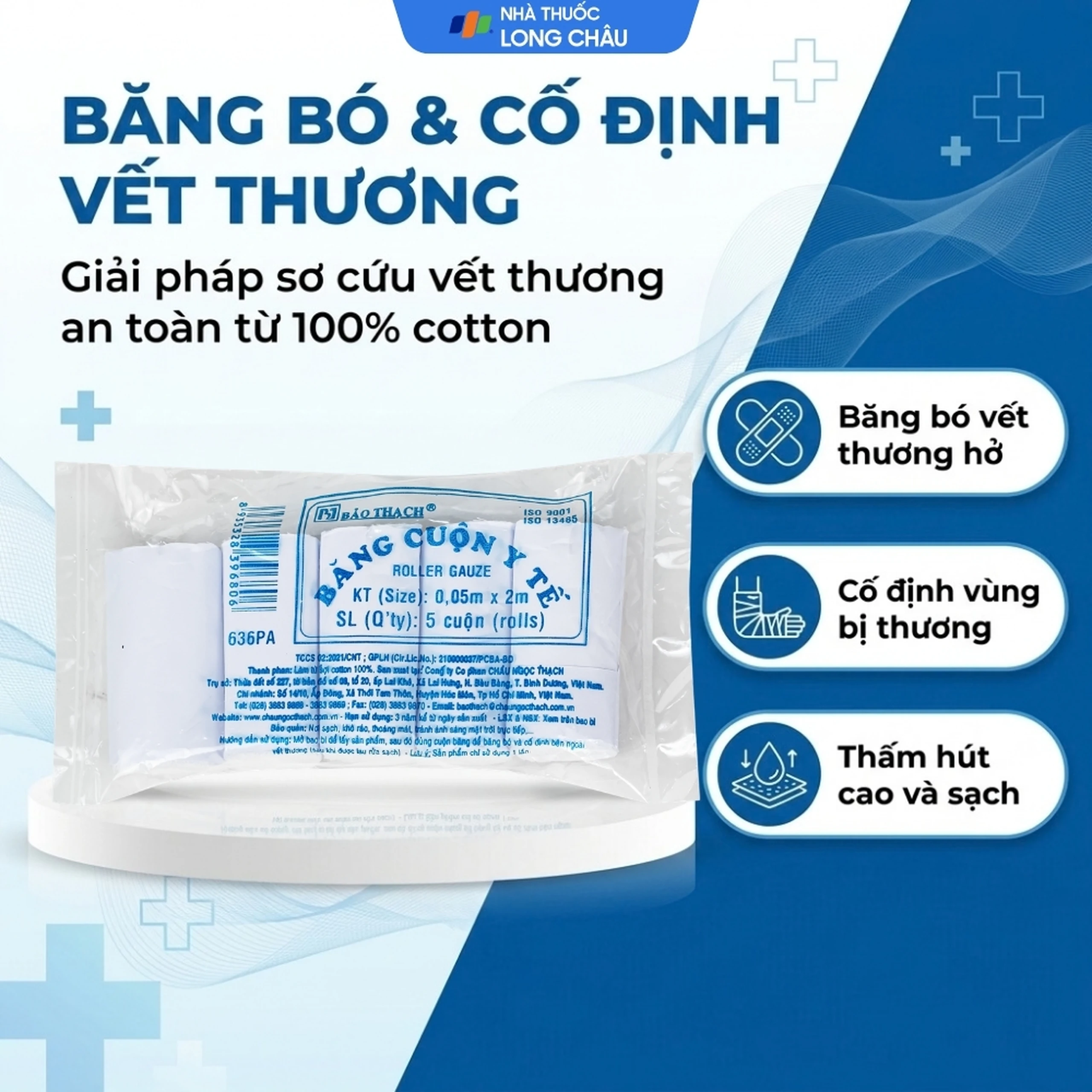 Băng cuộn Bảo Thạch 0.05x2m (5 cuộn) 2