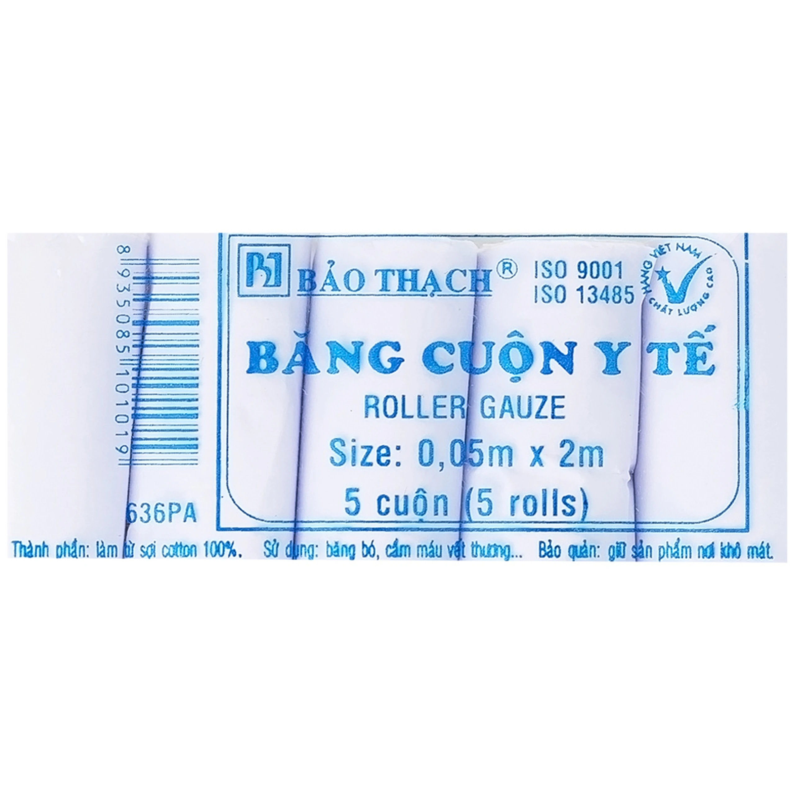 Băng cuộn Bảo Thạch 0.05x2m (5 cuộn)