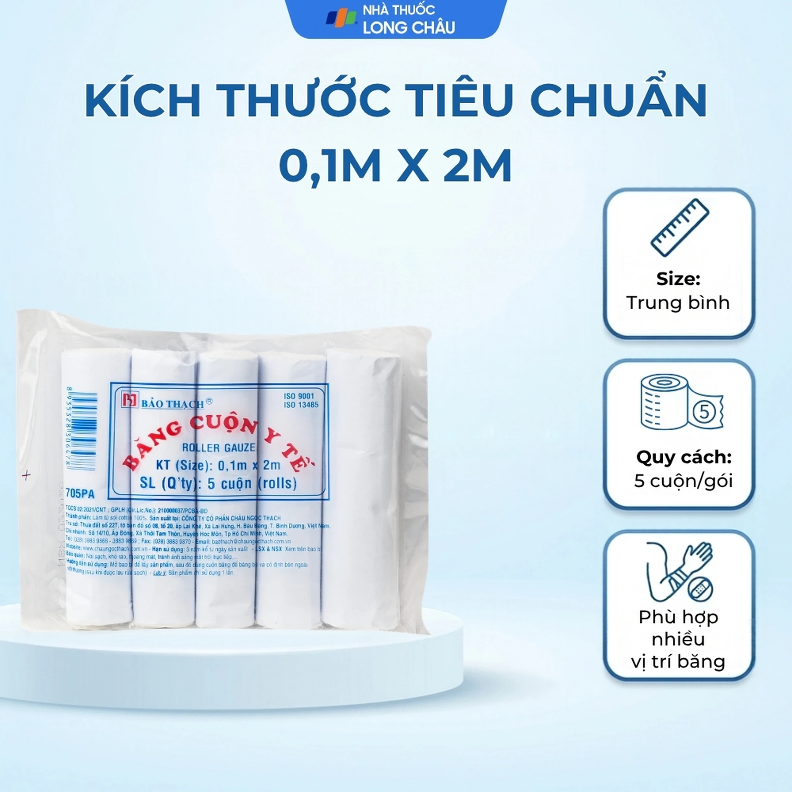 Băng cuộn Bảo Thạch 0.1x2m (5 cuộn) 4
