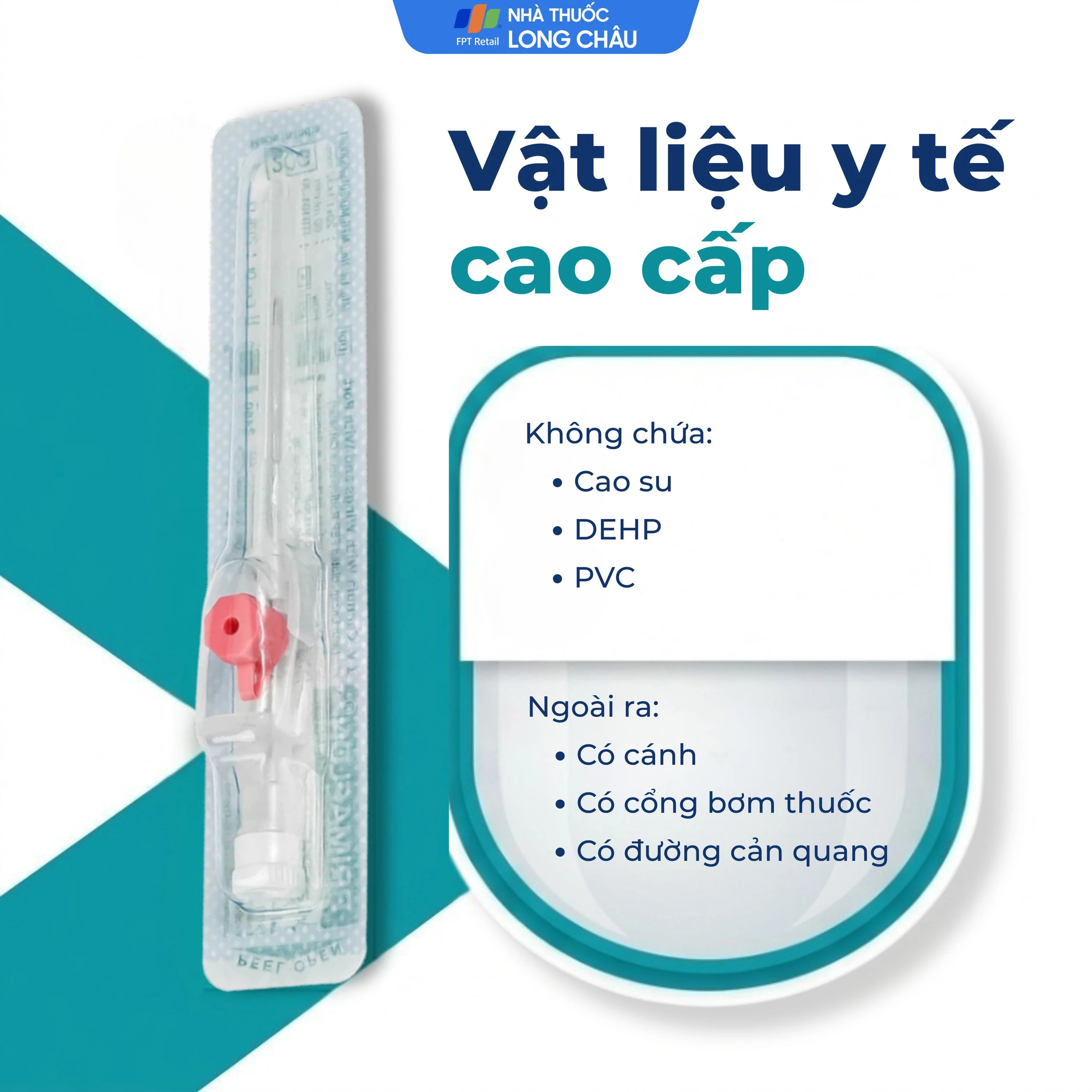 Kim Luồn Tĩnh Mạch Primaflon 20G Hỗ Trợ Truyền Dịch, Nước Vào Cơ Thể 4