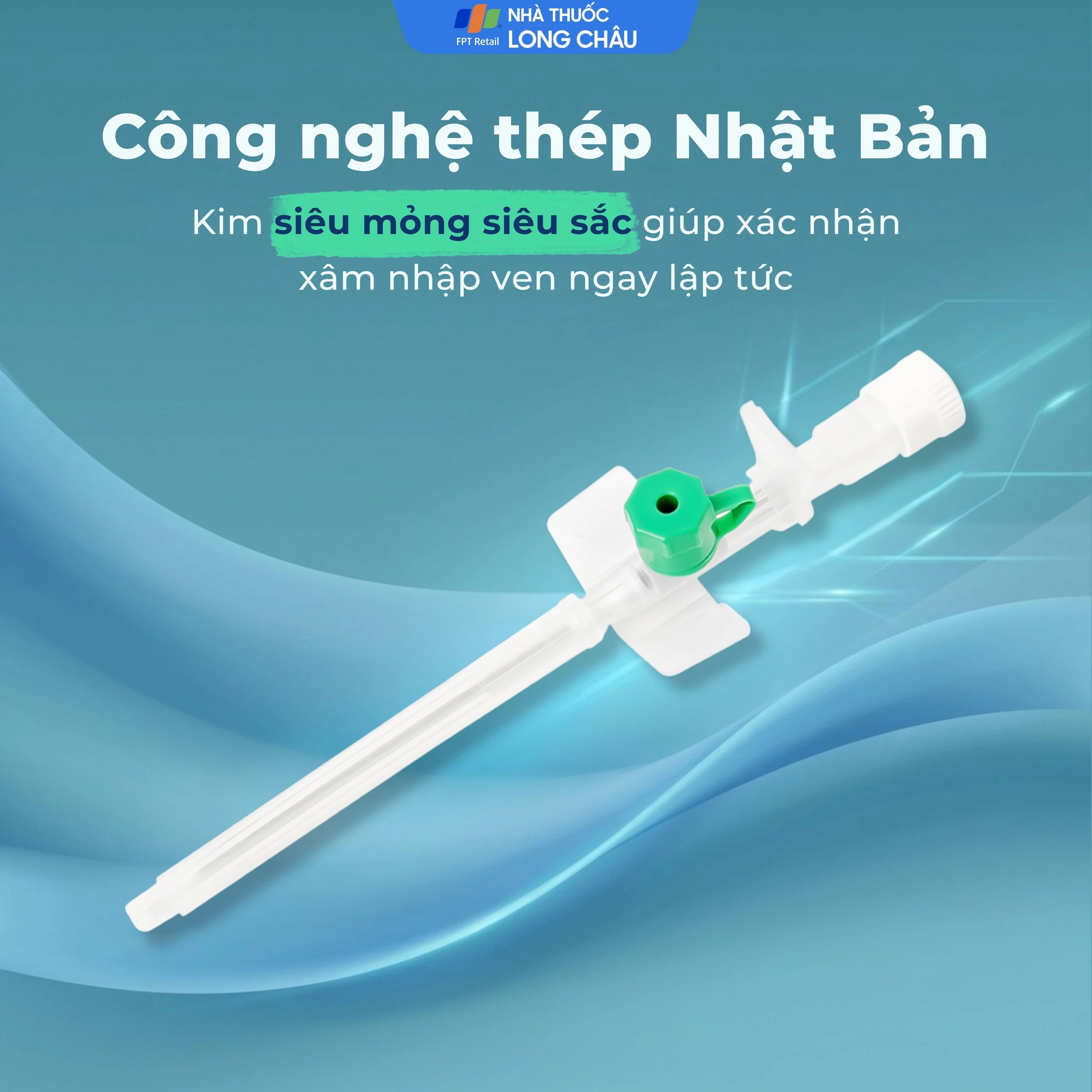 Kim luồn 18G Primaflon Lamed dễ dàng tiêm xuyên qua da và thành mạch 4