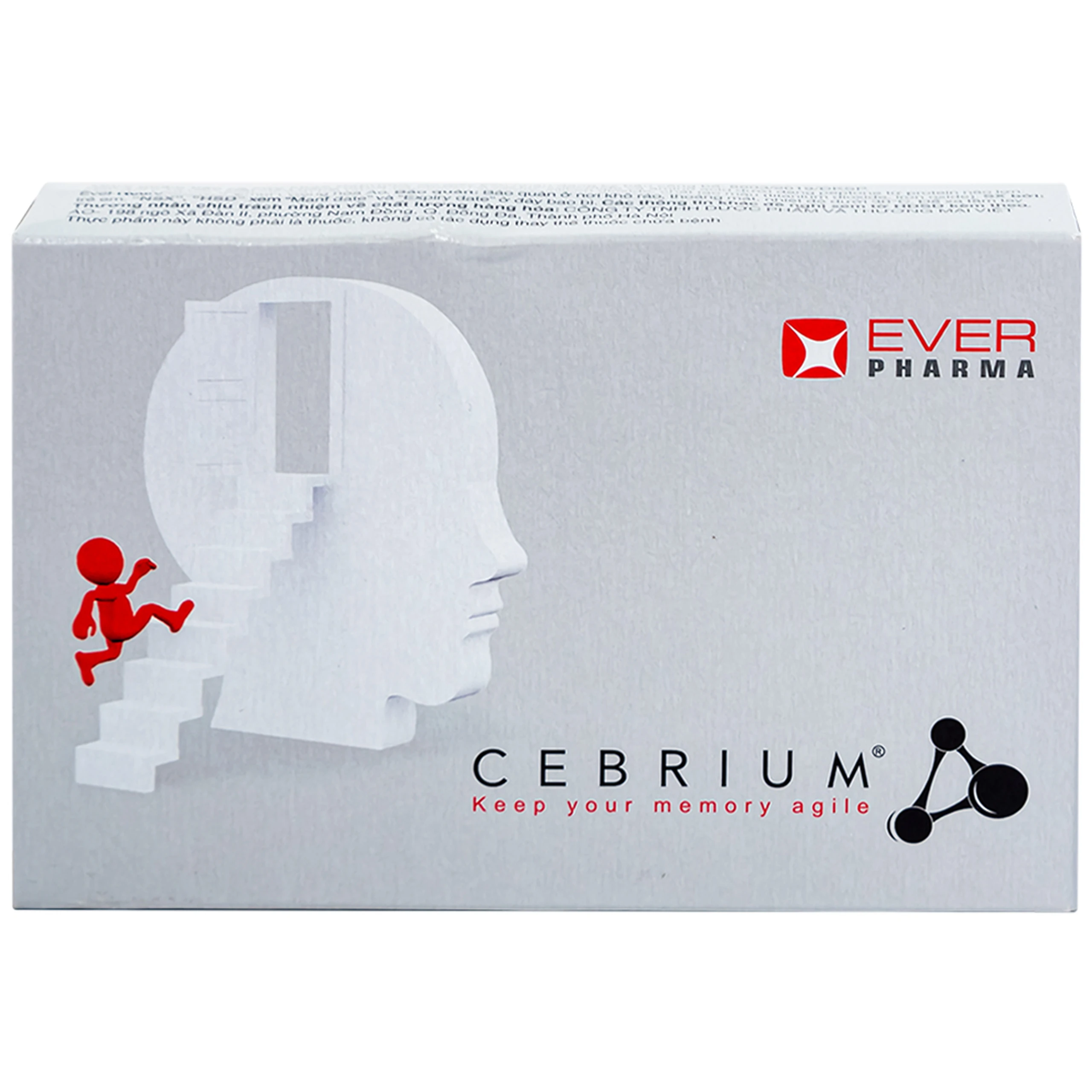 Viên hỗ trợ tăng khả năng tập trung Cebrium Ever Pharma (3 vỉ x 10 viên)