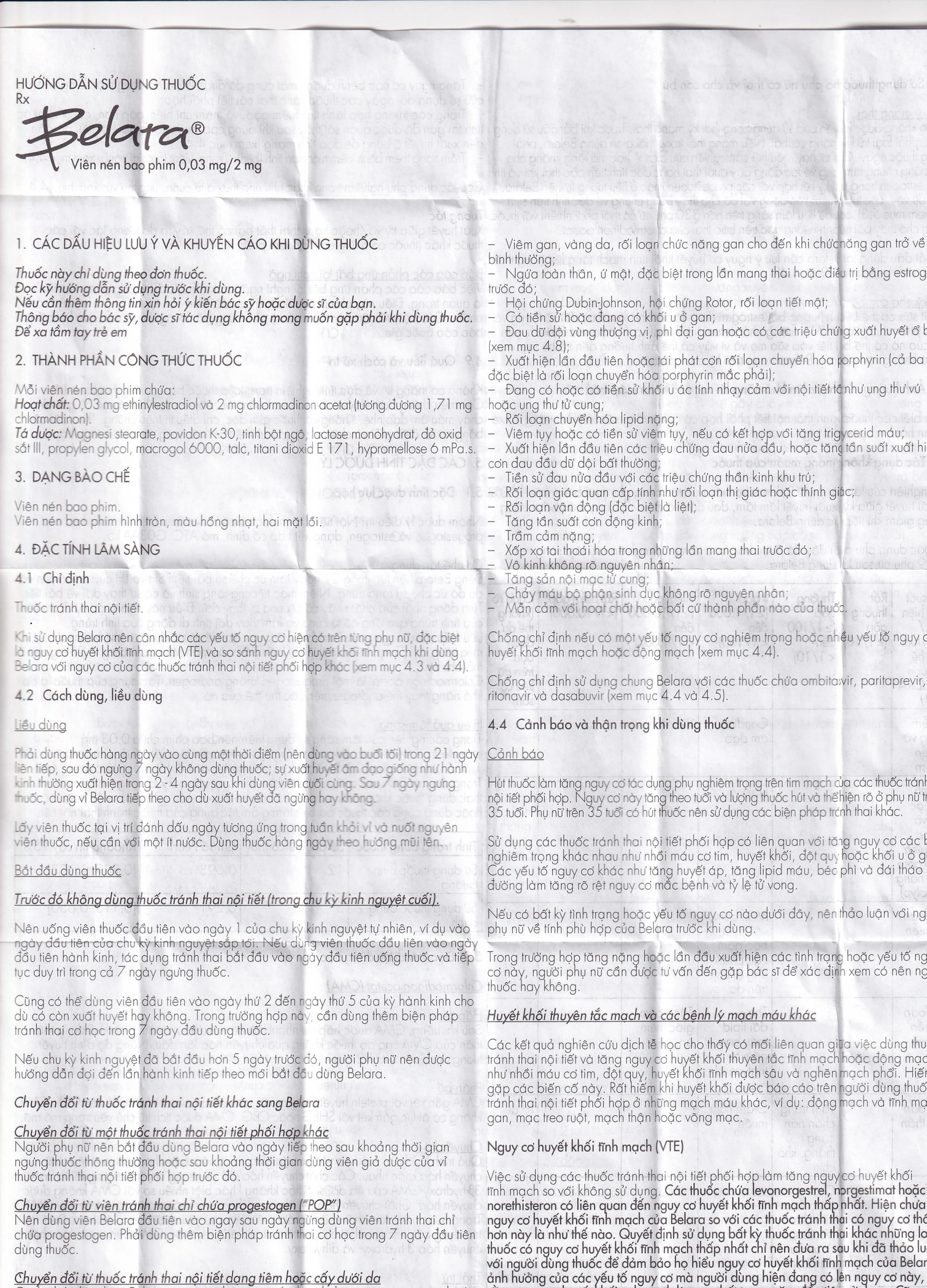 Thuốc tránh thai hằng ngày Belara Gedeon (1 vỉ x 21 viên)