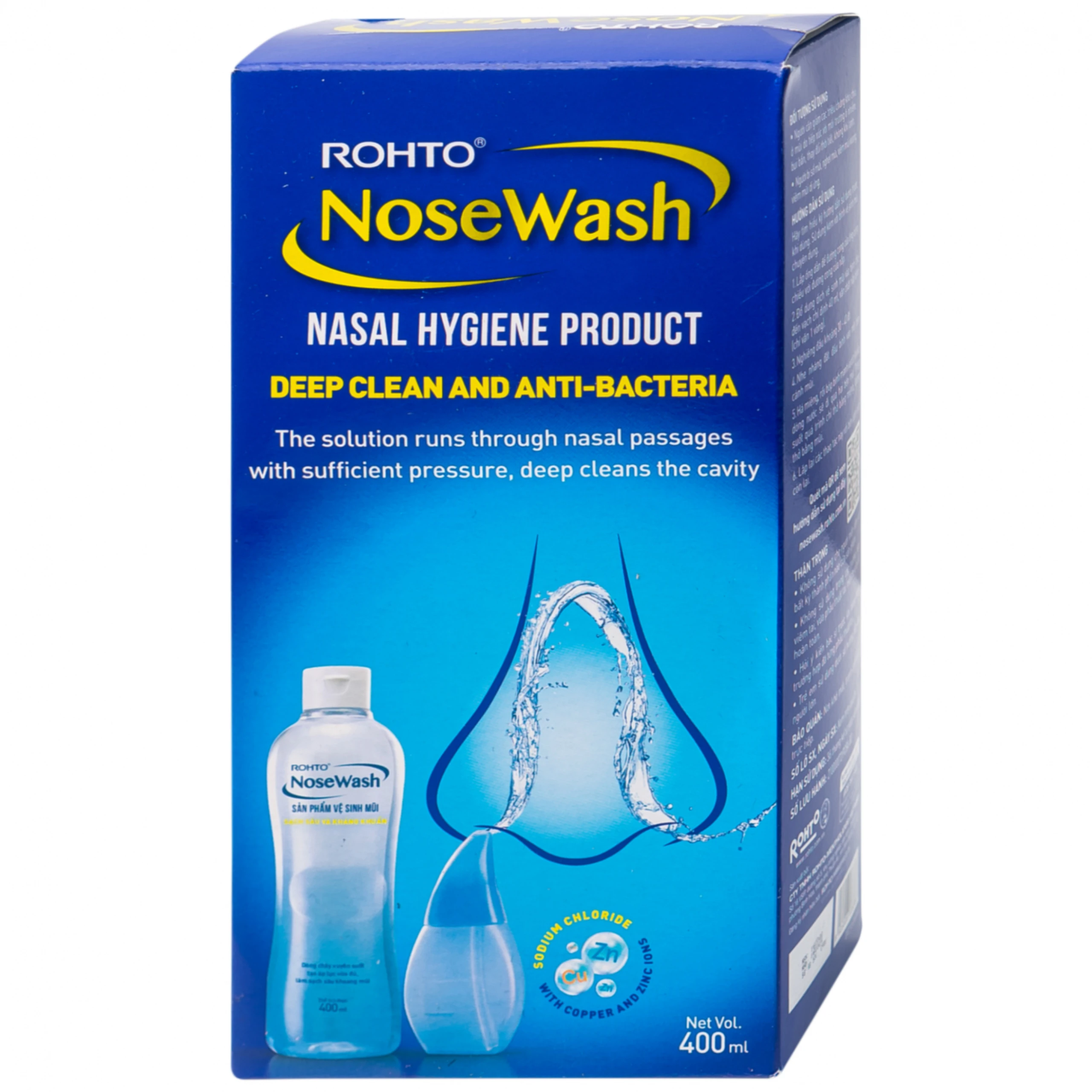 Bộ rửa mũi Rohto Nose Wash 400ml