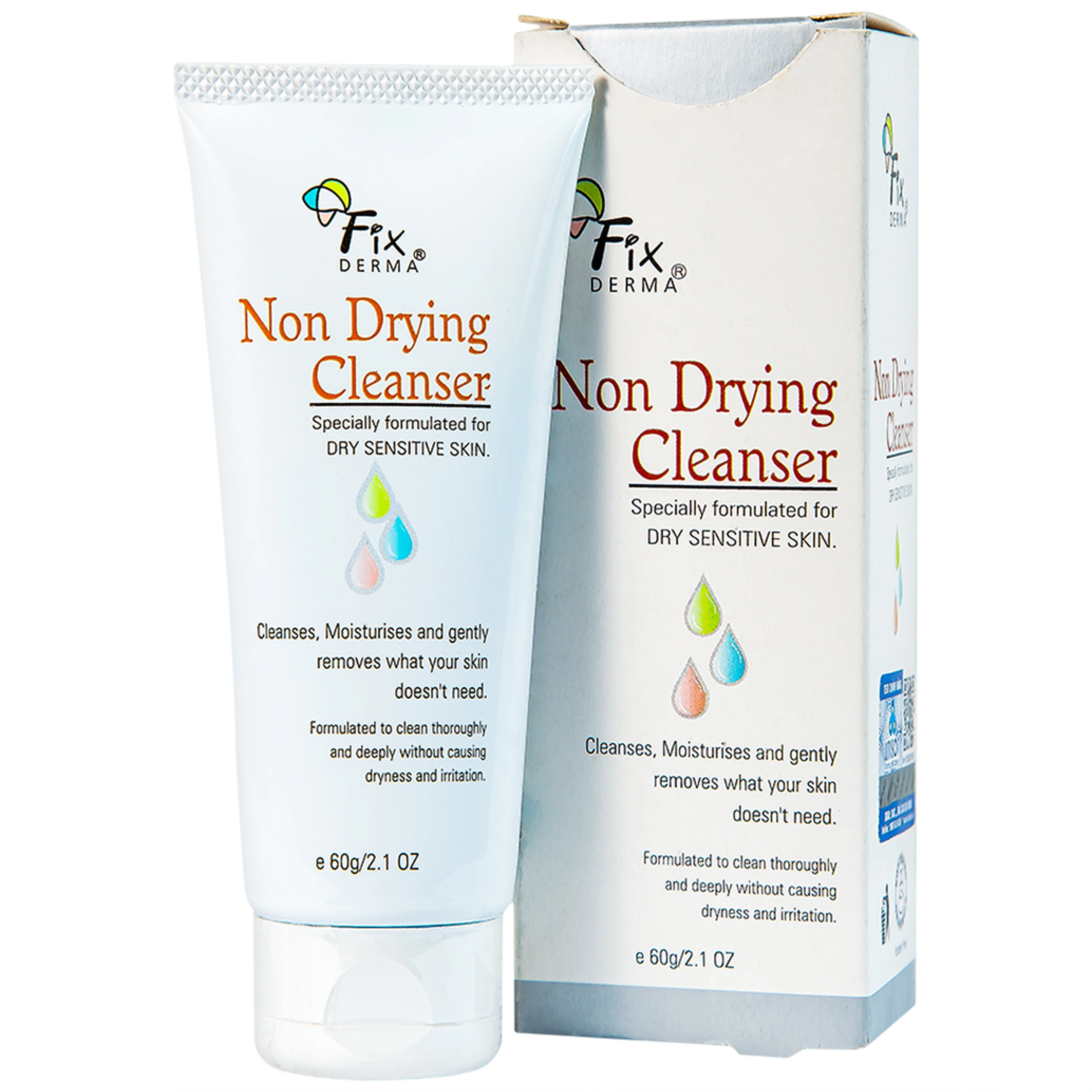 Sữa rửa mặt ngừa mụn Fixderma Non Drying Cleanser 60g