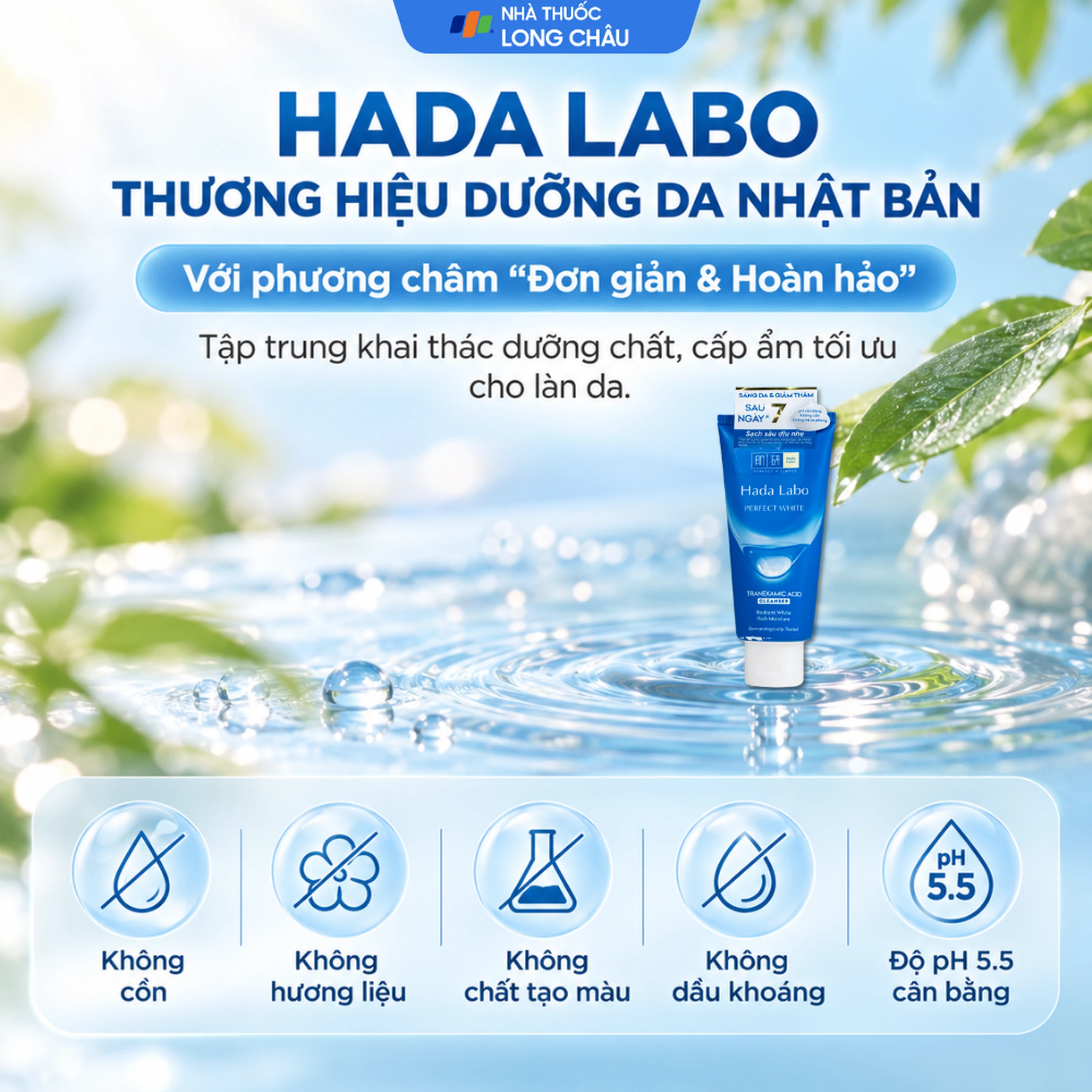 Kem rửa mặt Hada Labo giúp làm sạch sâu, dưỡng sáng da (Whitening) 80g 6