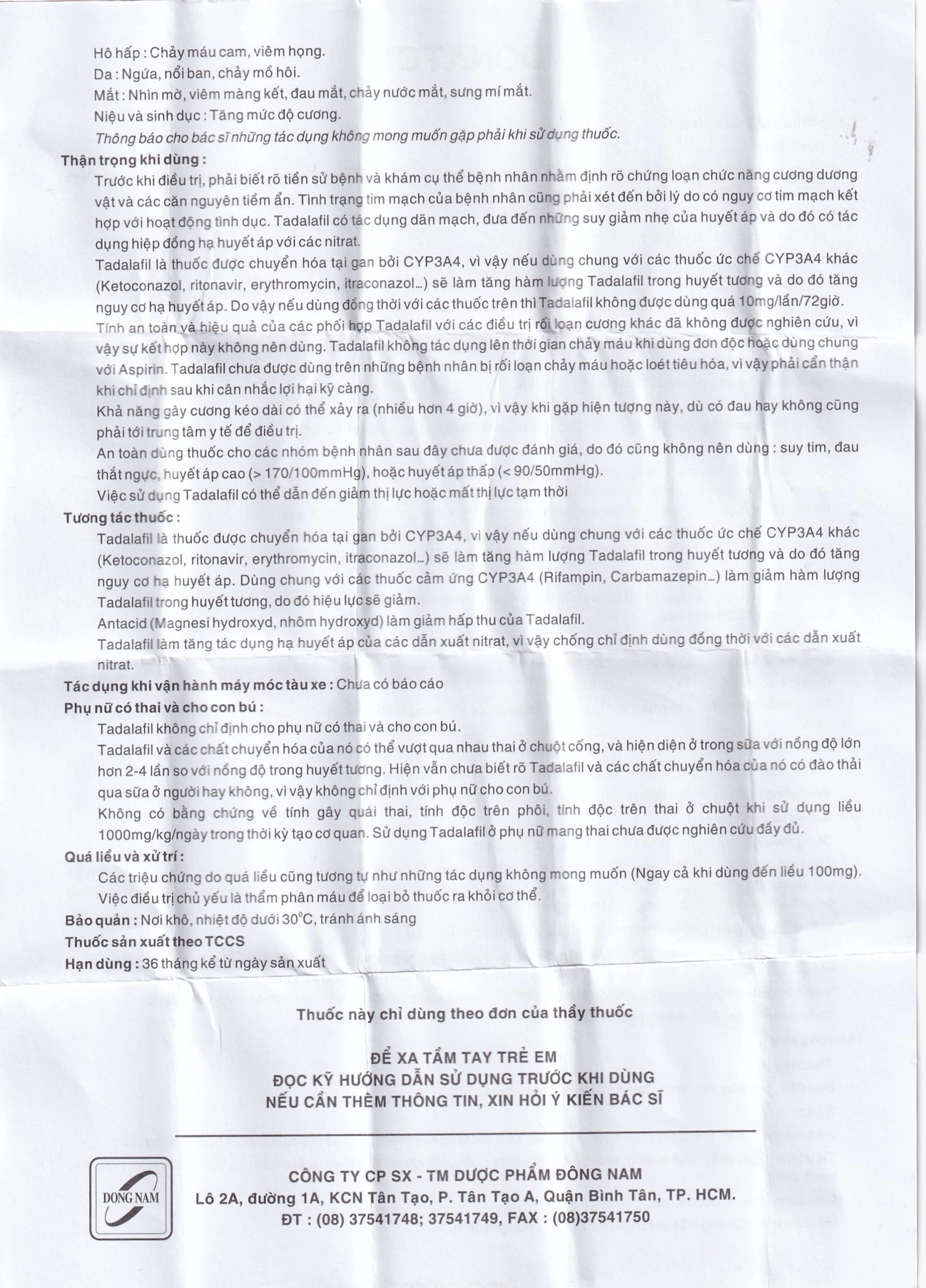 Thuốc Donaton 20 Đông Nam điều trị rối loạn chức năng cương cứng dương vật (2 vỉ x 2 viên)