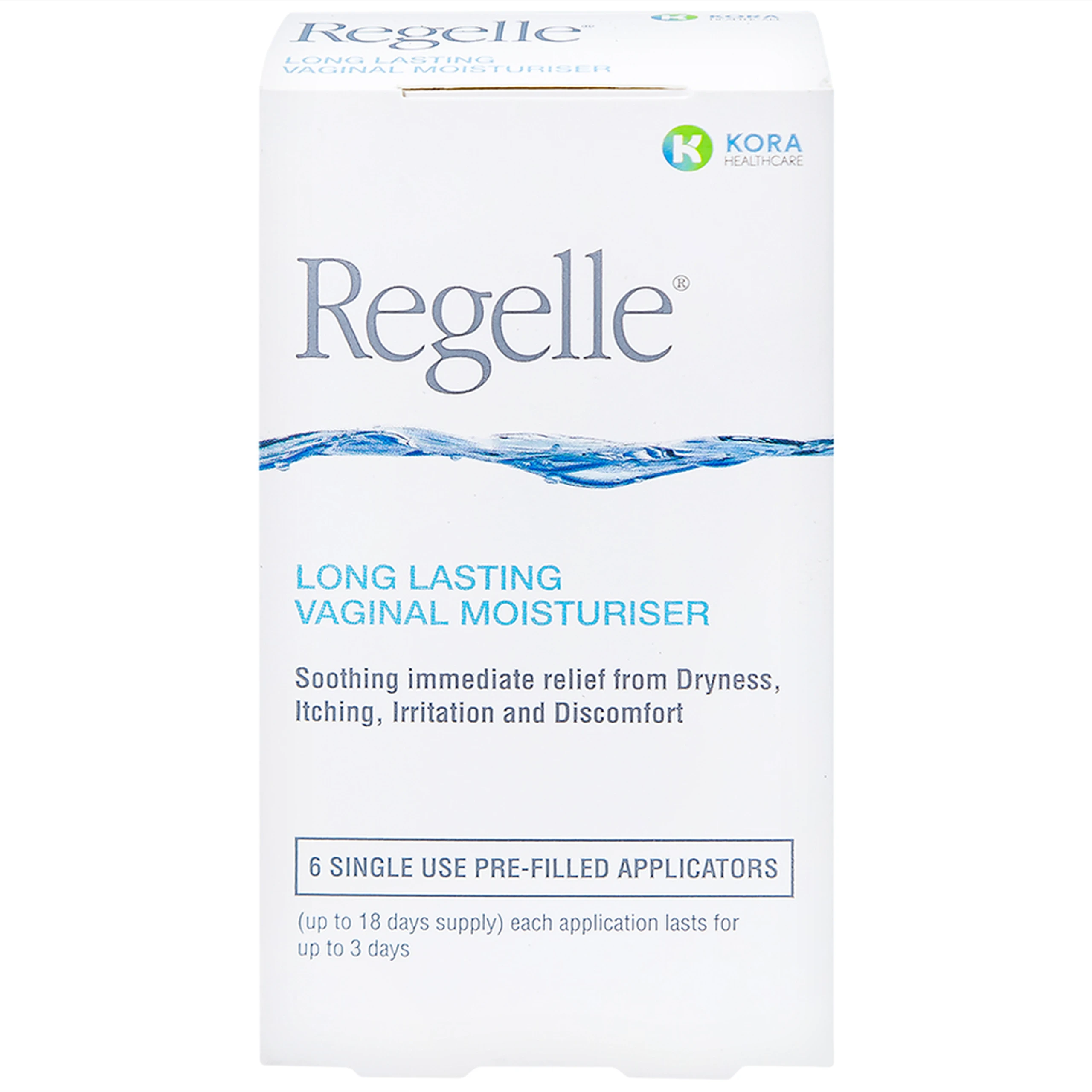 Gel phụ khoa Regelle hộp (6 tuýp) giúp giữ ẩm, giảm nhanh các triệu chứng khô, ngứa rát, khó chịu của âm đạo