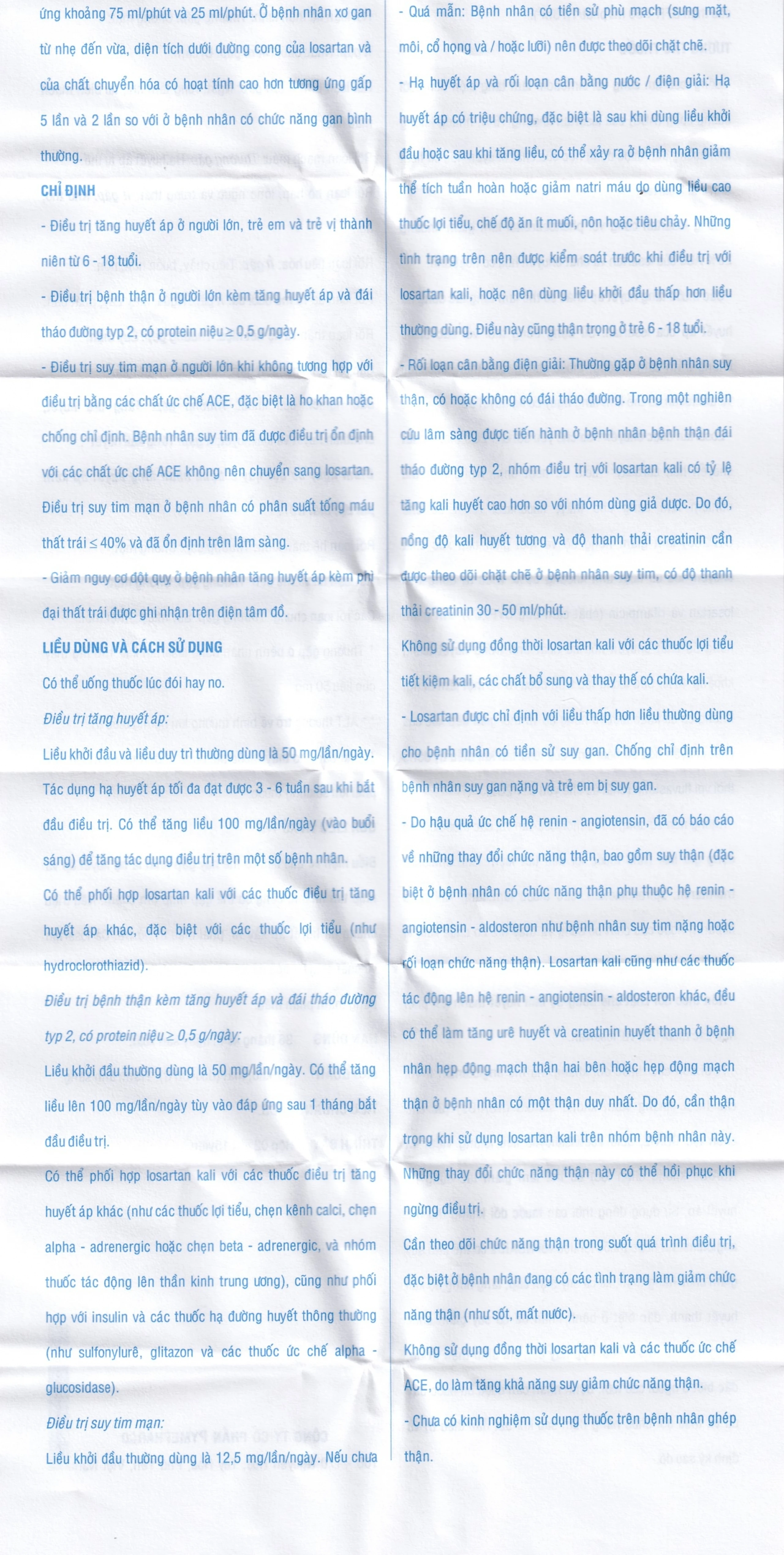 Thuốc Pyzacar 25mg Pymepharco chống tăng huyết áp (2 vỉ x 15 viên)