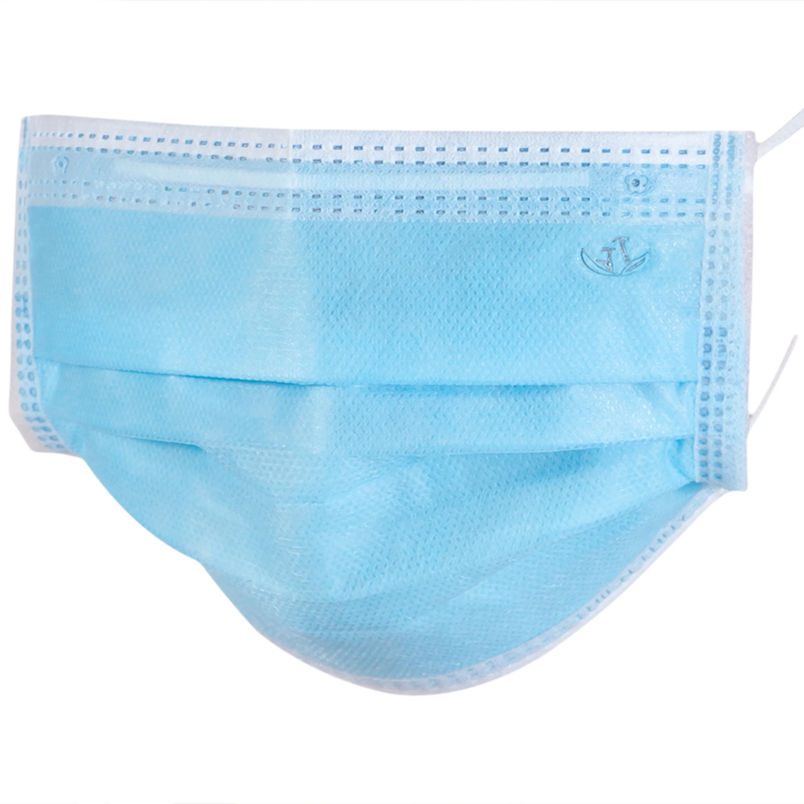 Khẩu trang 4 lớp Thiên Thủy màu xanh (50 cái) ngăn khói bụi, vi khuẩn