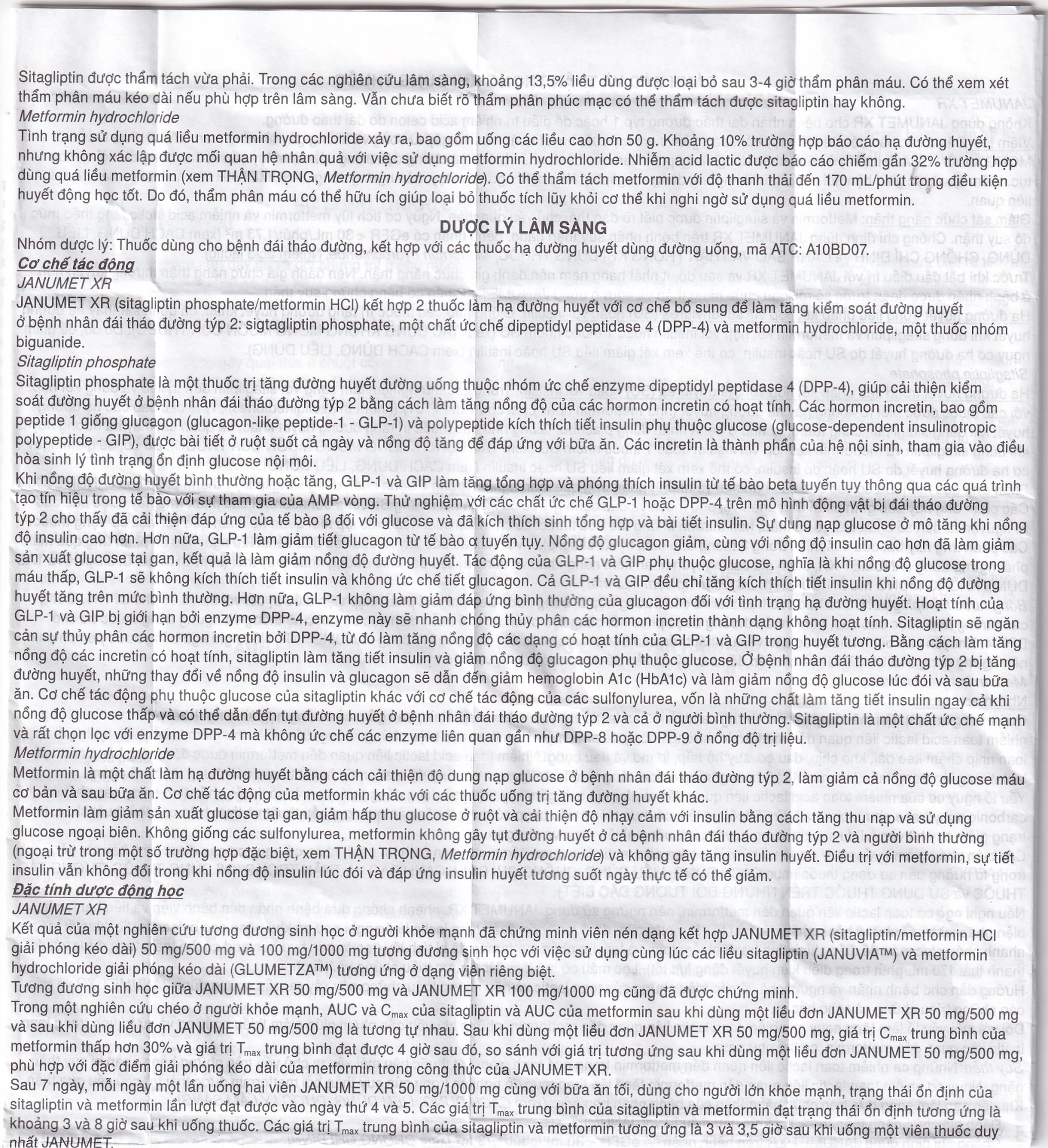 Viên nén Janumet XR 50mg/1000mg MSD điều trị đái tháo đường típ 2 (14 viên)