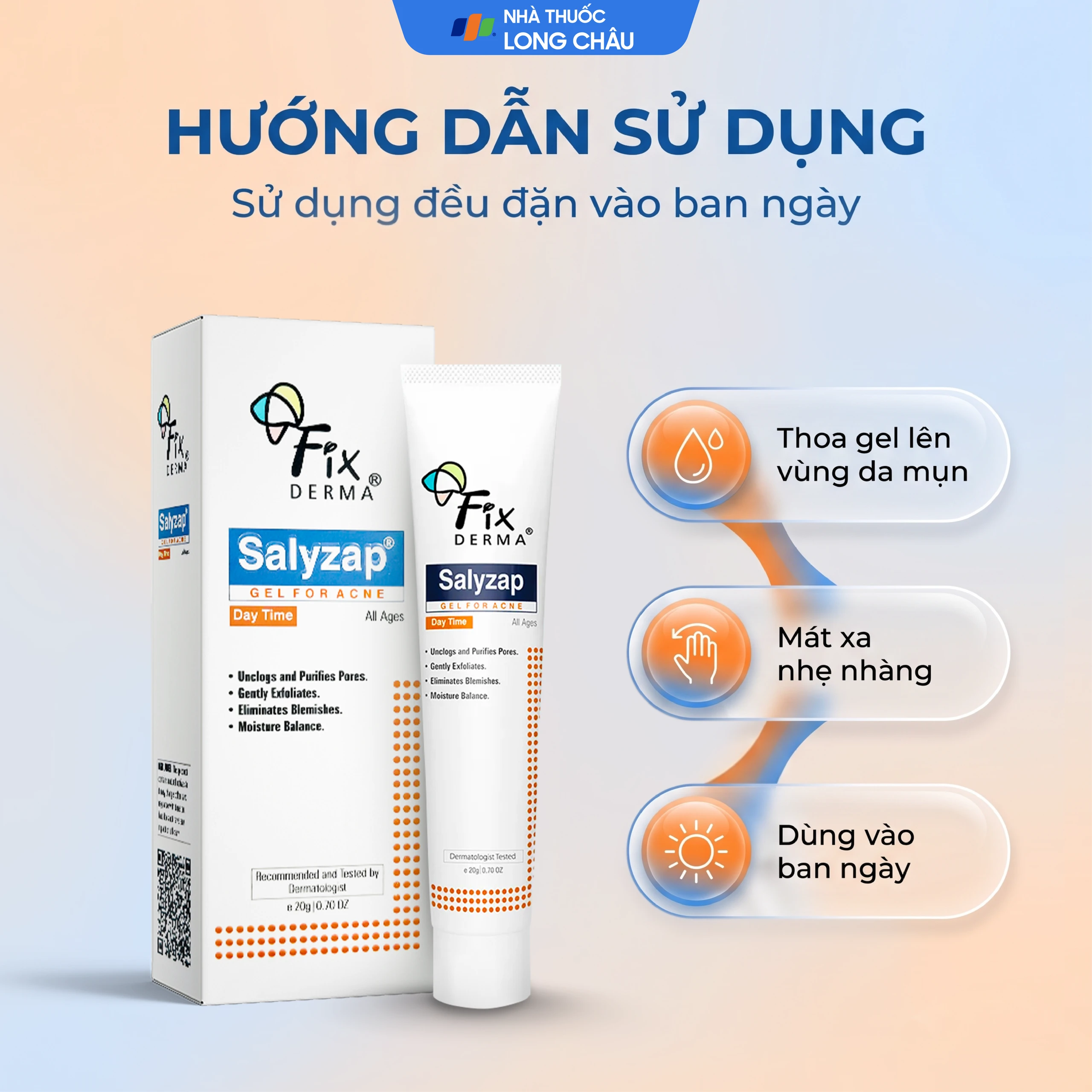 Gel bôi giảm mụn, kháng viêm Fixderma Salyzap (20g) 5