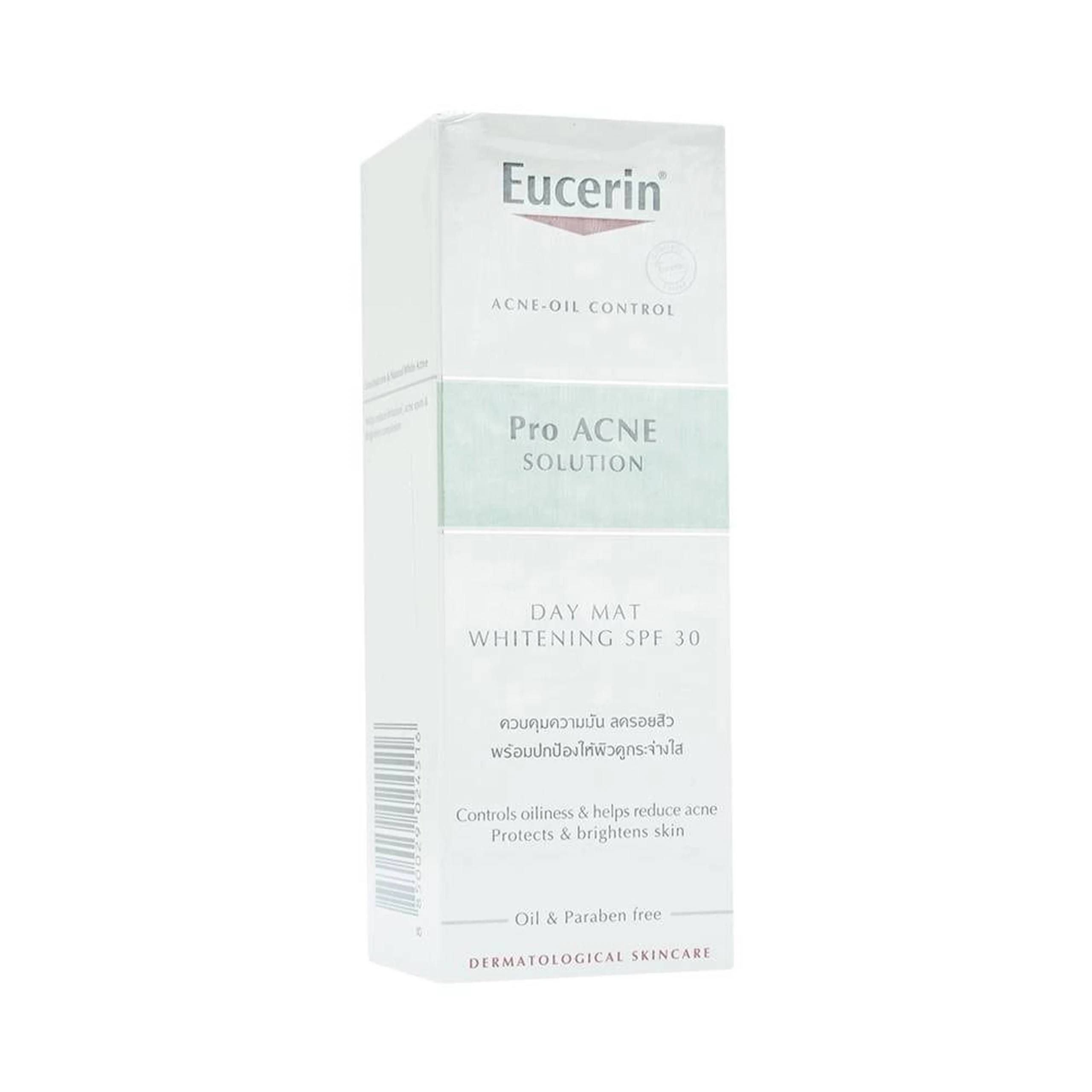 Kem dưỡng ban ngày Eucerin Pro Acne Solution Day Mat Whitening SPF30 dưỡng trắng da, ngăn ngừa mụn (50ml)