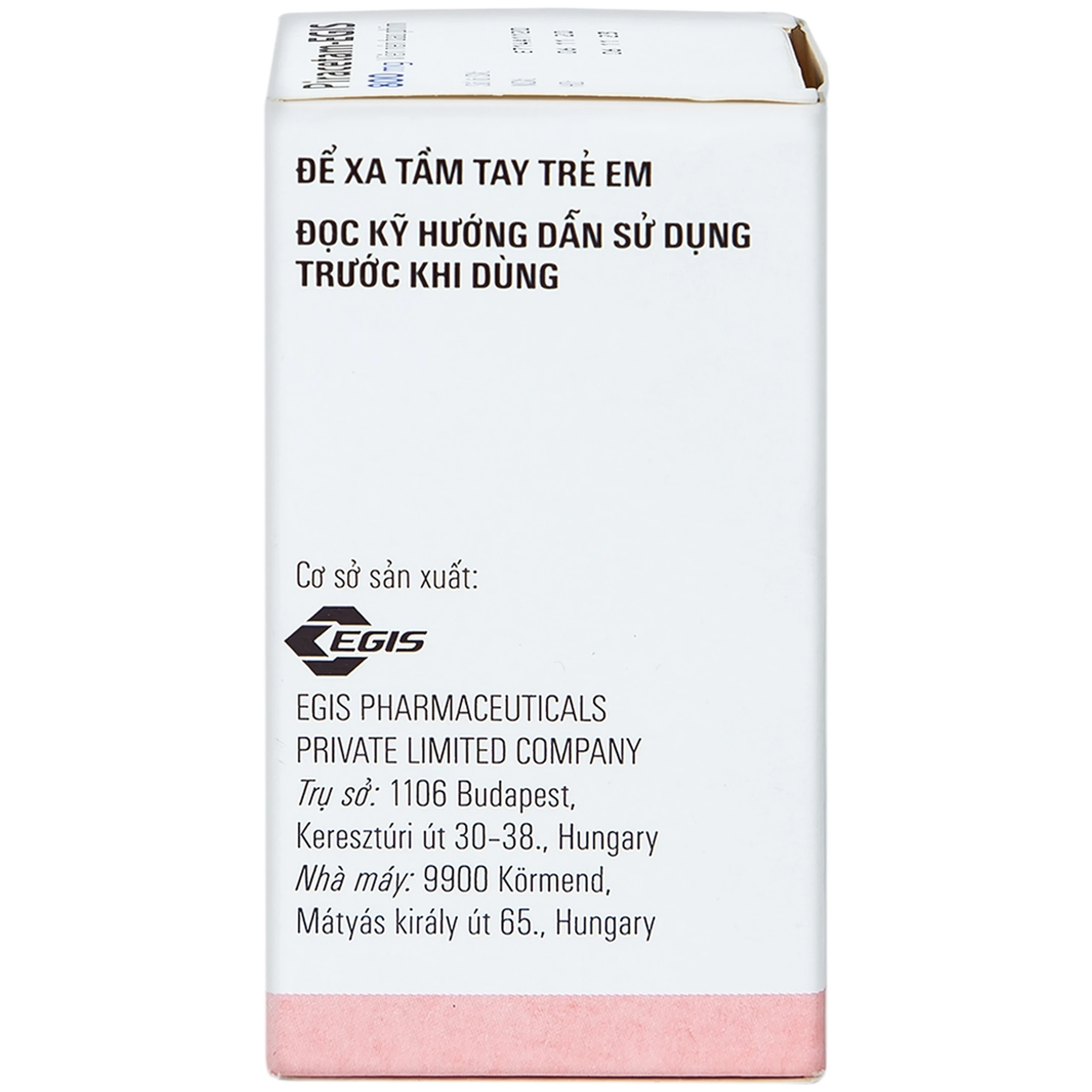 Viên nén Piracetam - Egis 800mg điều trị các triệu chứng của hội chứng tâm thần thực thể (30 viên)