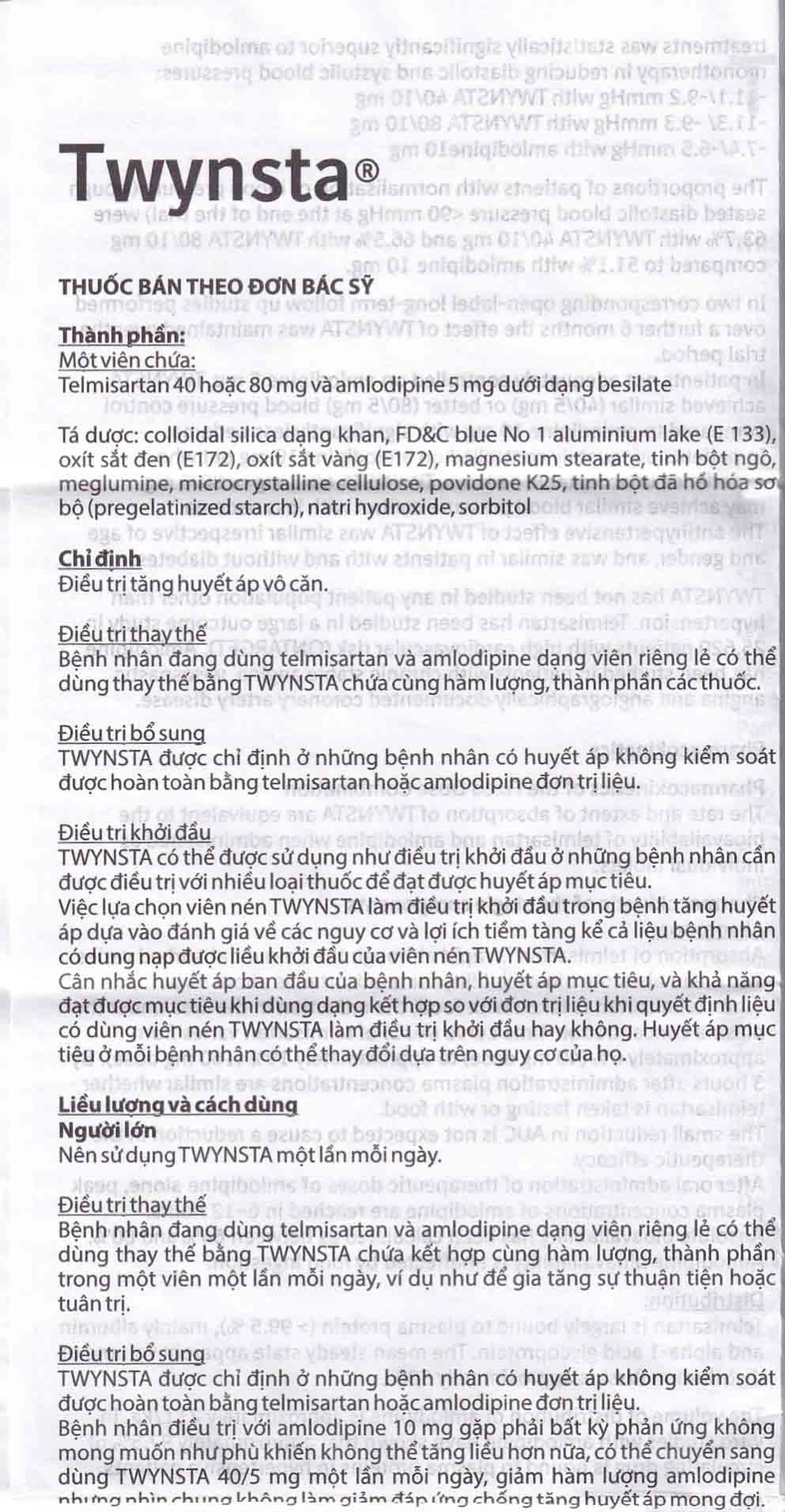 Thuốc Twynsta 80mg/5mg Boehringer điều trị tăng huyết áp vô căn (14 vỉ x 7 viên)