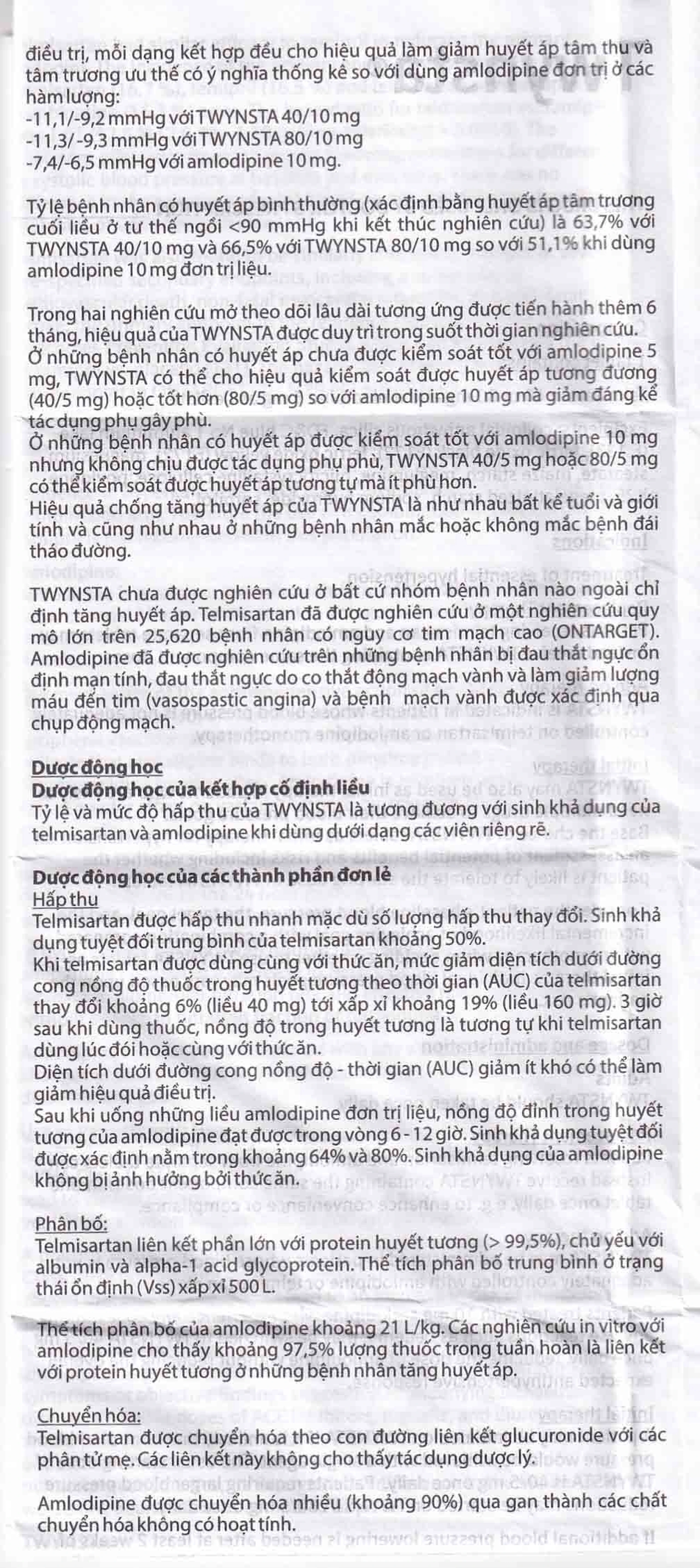 Thuốc Twynsta 80mg/5mg Boehringer điều trị tăng huyết áp vô căn (14 vỉ x 7 viên)