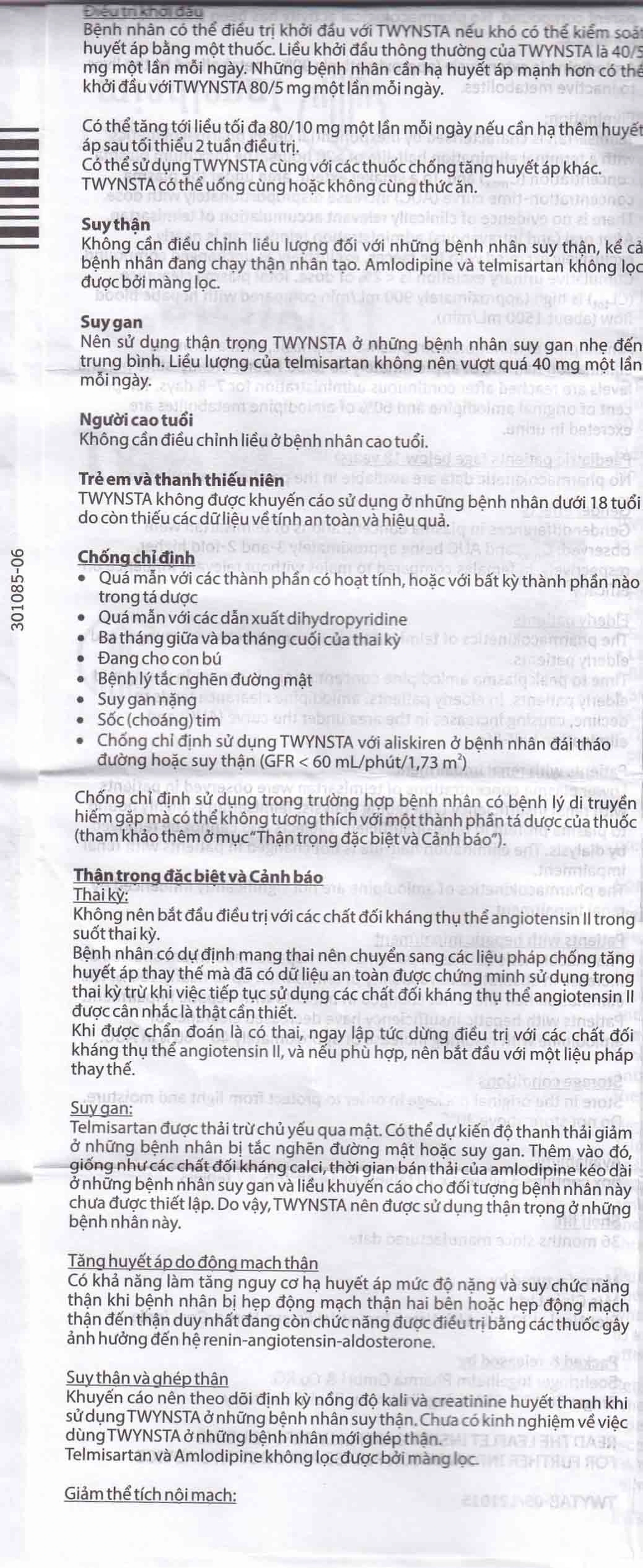 Thuốc Twynsta 40mg/5mg Boehringer điều trị tăng huyết áp vô căn (14 vỉ x 7 viên)