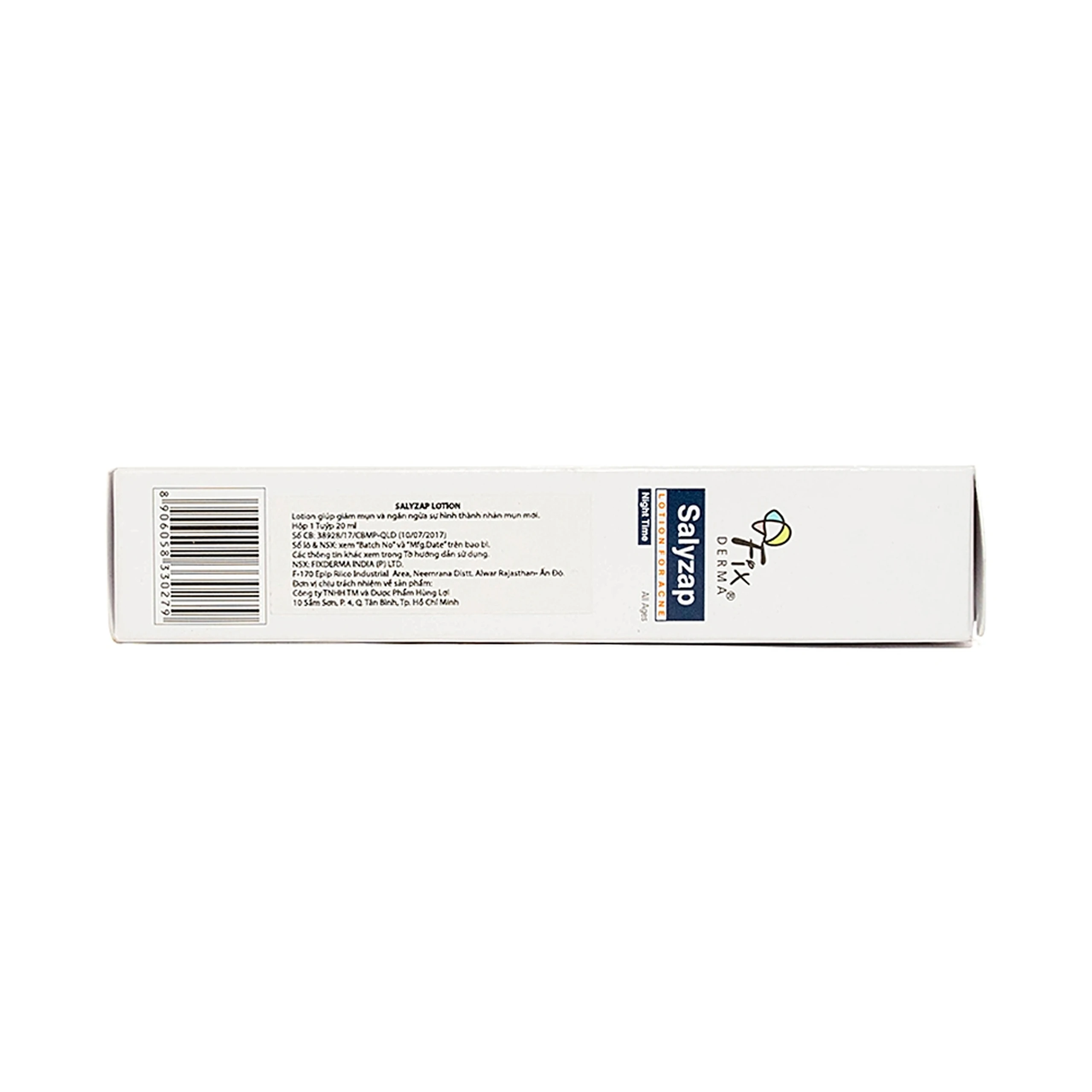 Kem bôi ngừa mụn Fixderma Salyzap Lotion For Acne 20ml