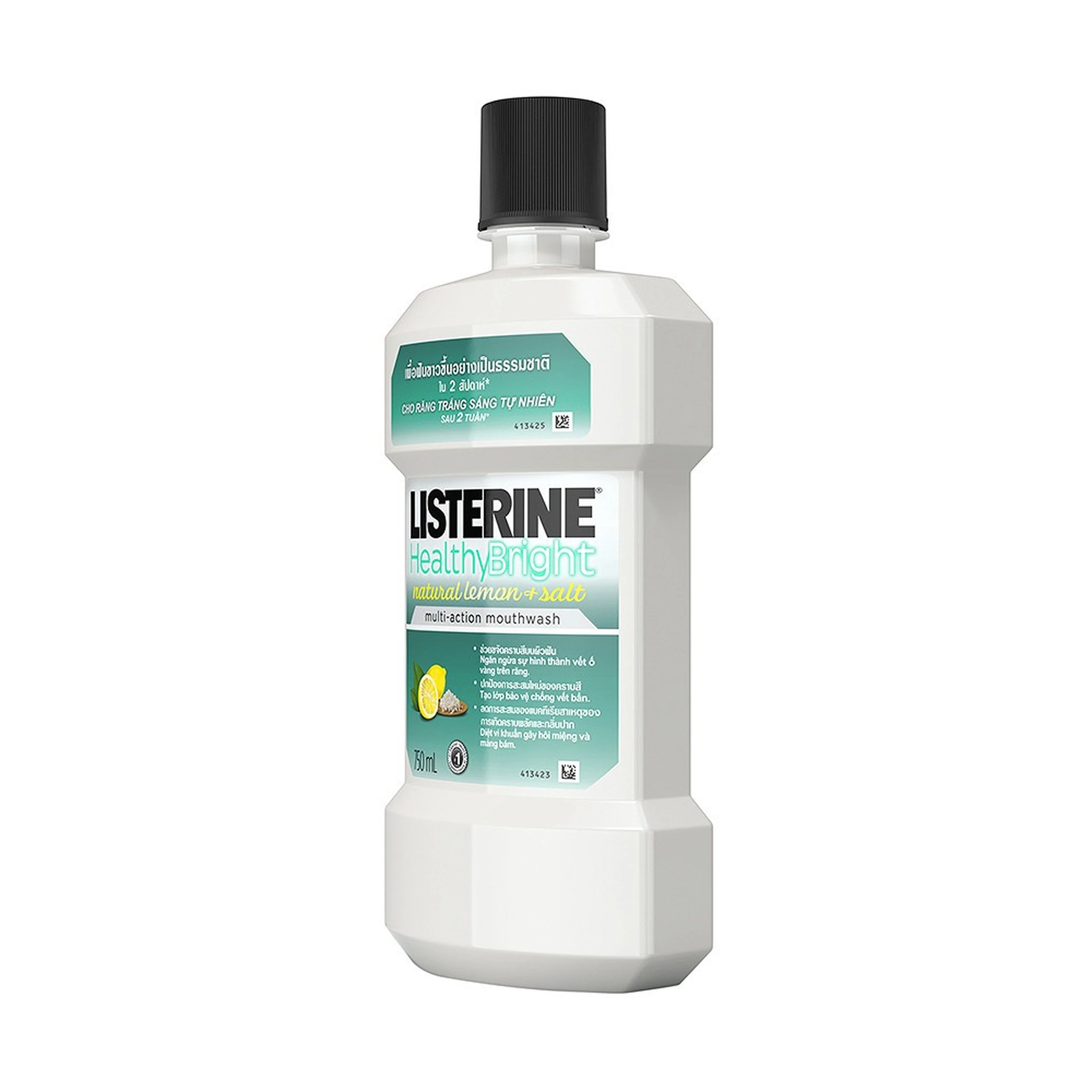 Nước súc miệng cho răng trắng sáng tự nhiên Listerine healthy bright 750ml