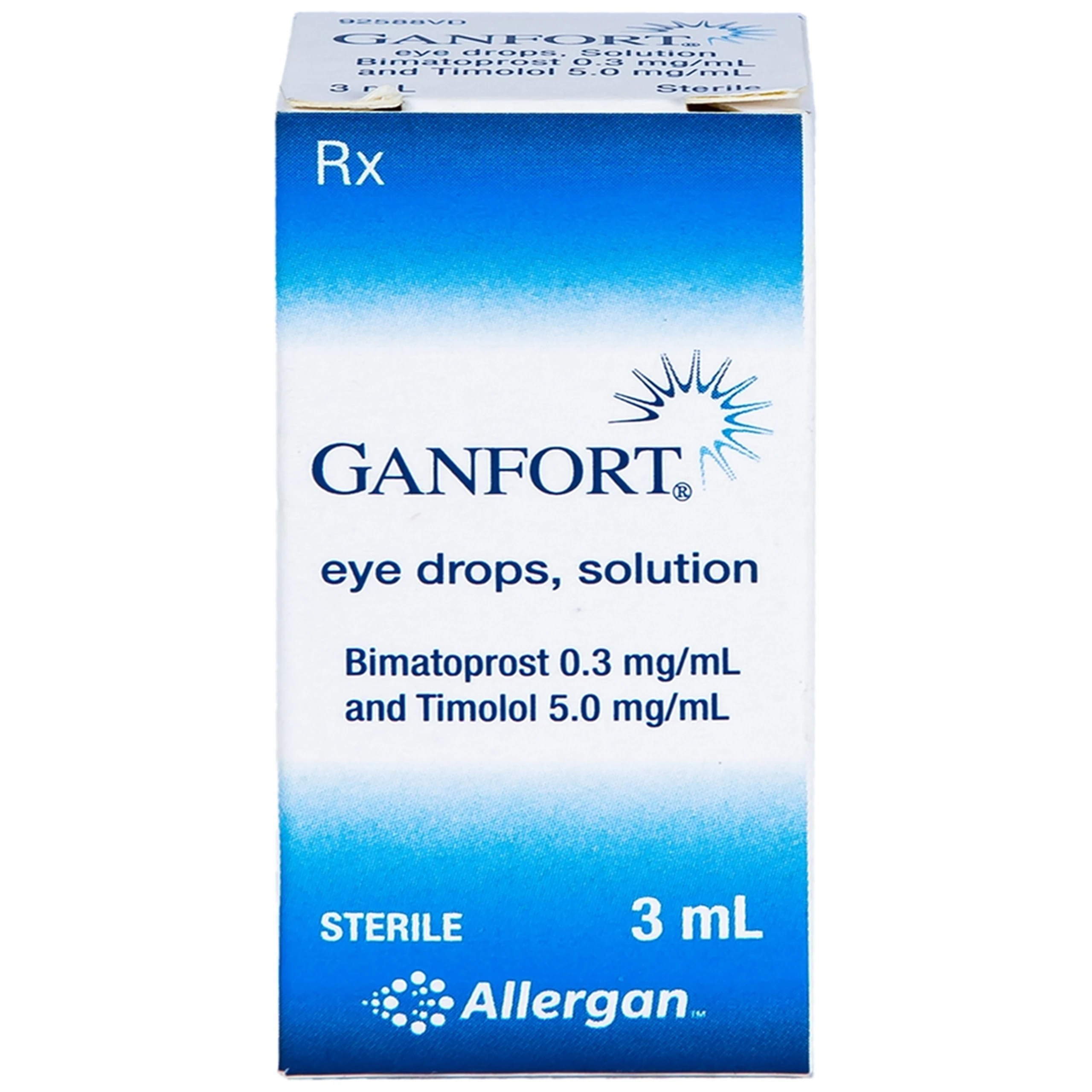 Thuốc nhỏ mắt Ganfort Allergan điều trị Glaucoma góc mở, tăng nhãn áp (3ml)