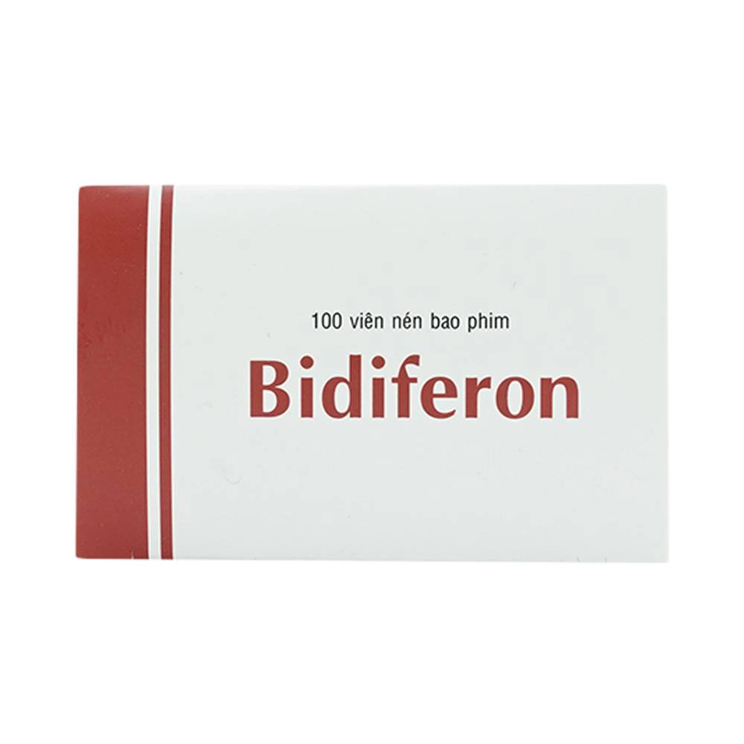 Thuốc Bidiferon điều trị dự phòng thiếu sắt và acid folic (10 vỉ x 10 viên)