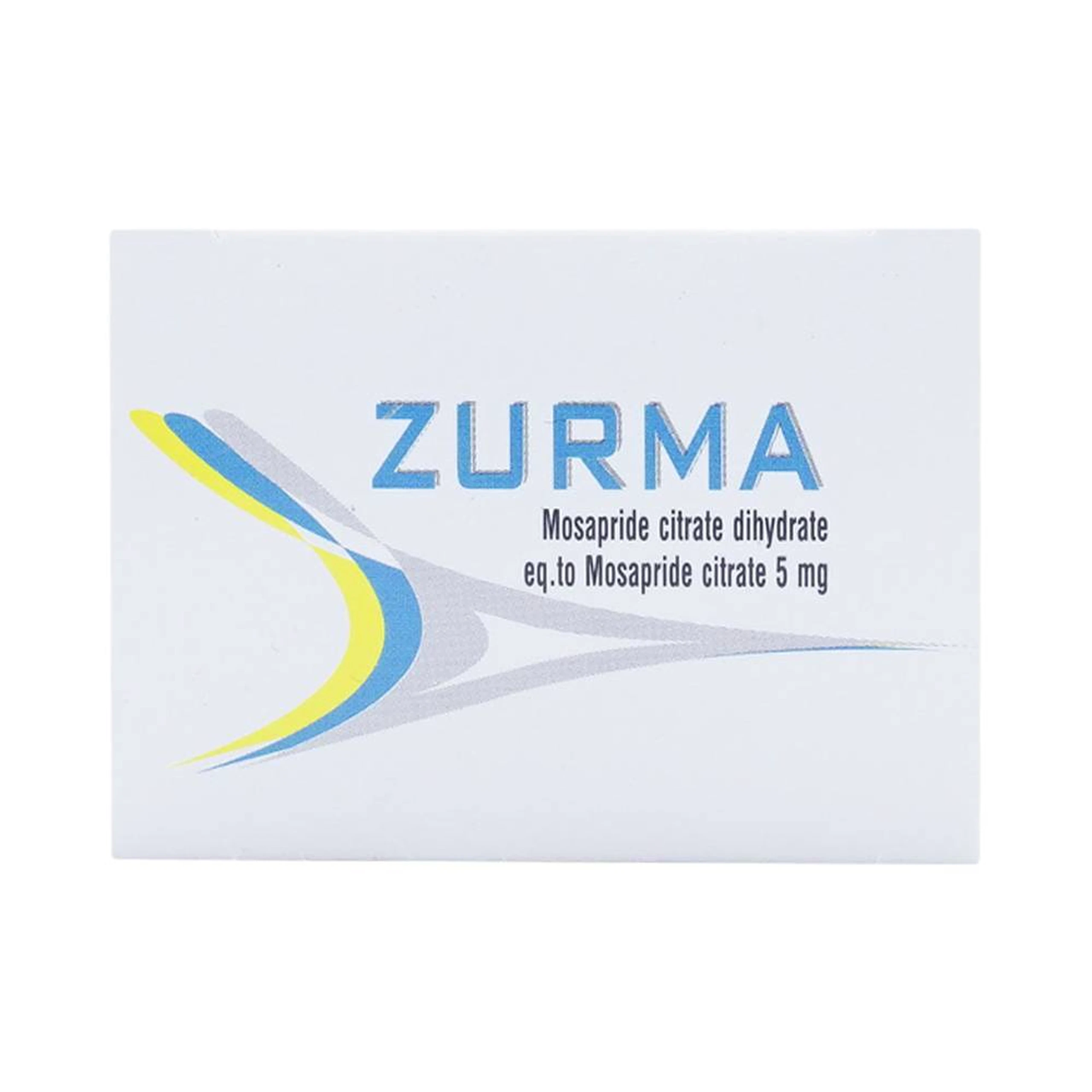 Thuốc Zurma 5mg DaviPharm điều trị các triệu chứng dạ dày, ruột (10 vỉ x 10 viên)