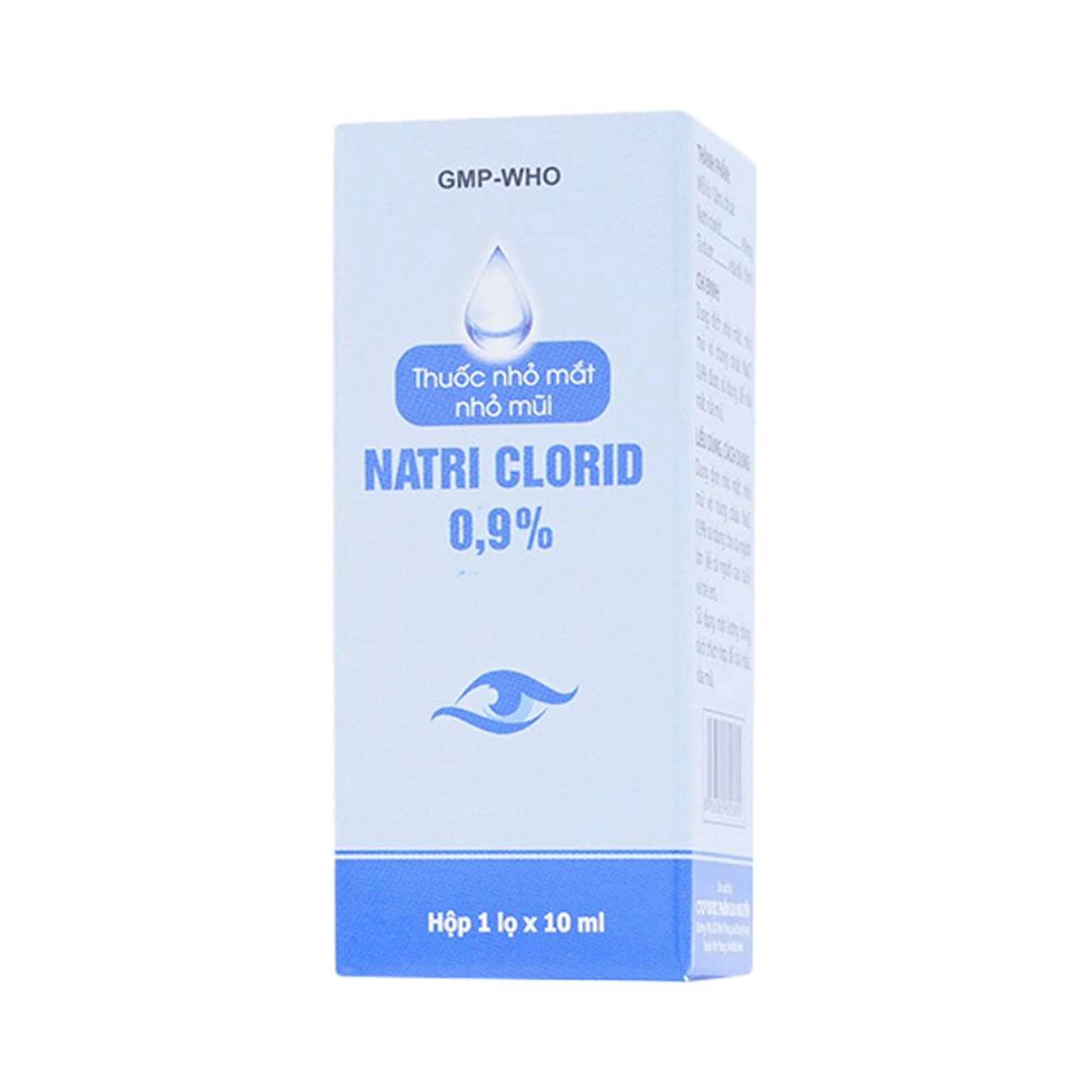 Thuốc nhỏ mắt, nhỏ mũi Natri Clorid 0.9% Gia Nguyễn dùng để rửa mắt, mũi (10ml)