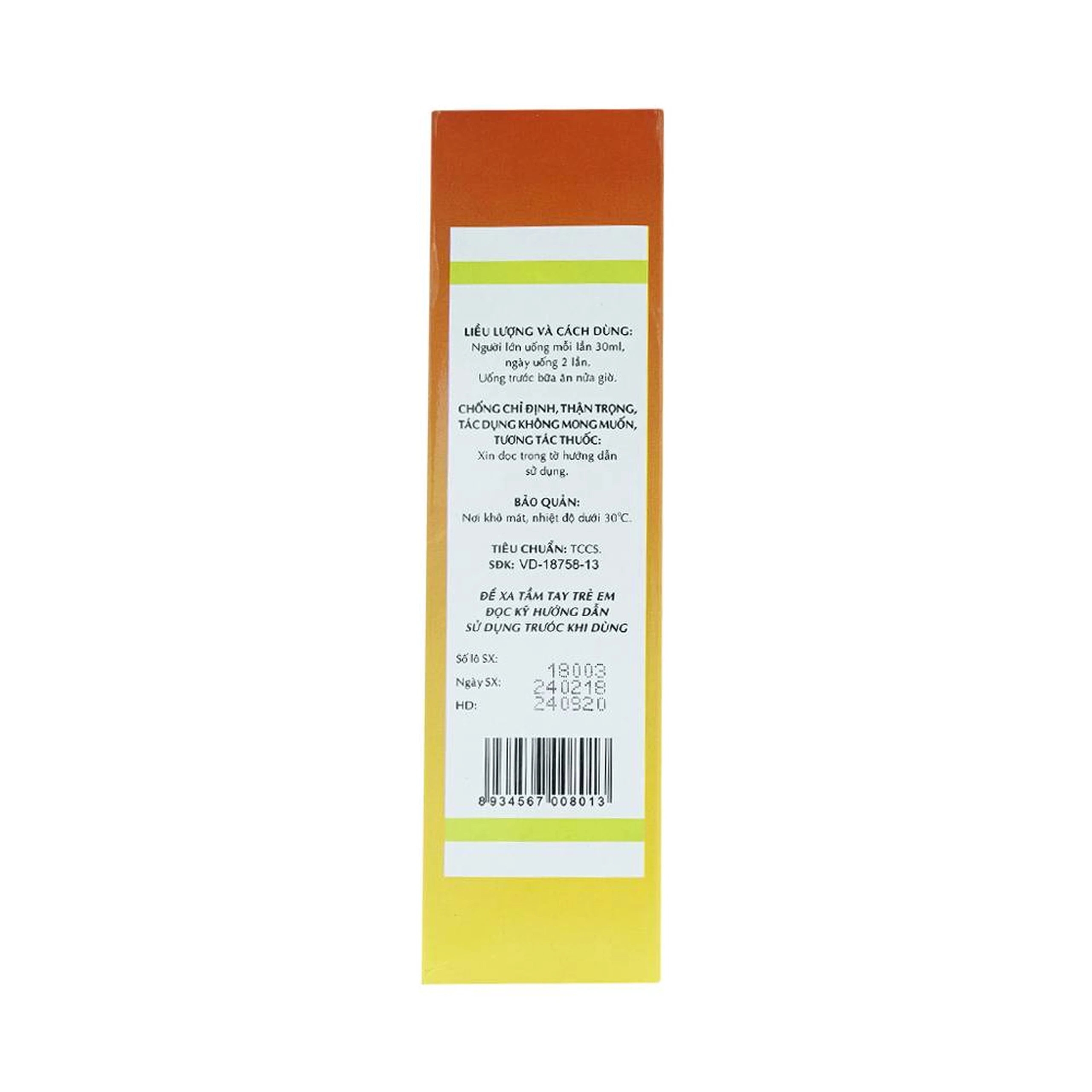 Siro Sâm Qui Đại Bổ OPC bổ dưỡng khí quyết (250ml)