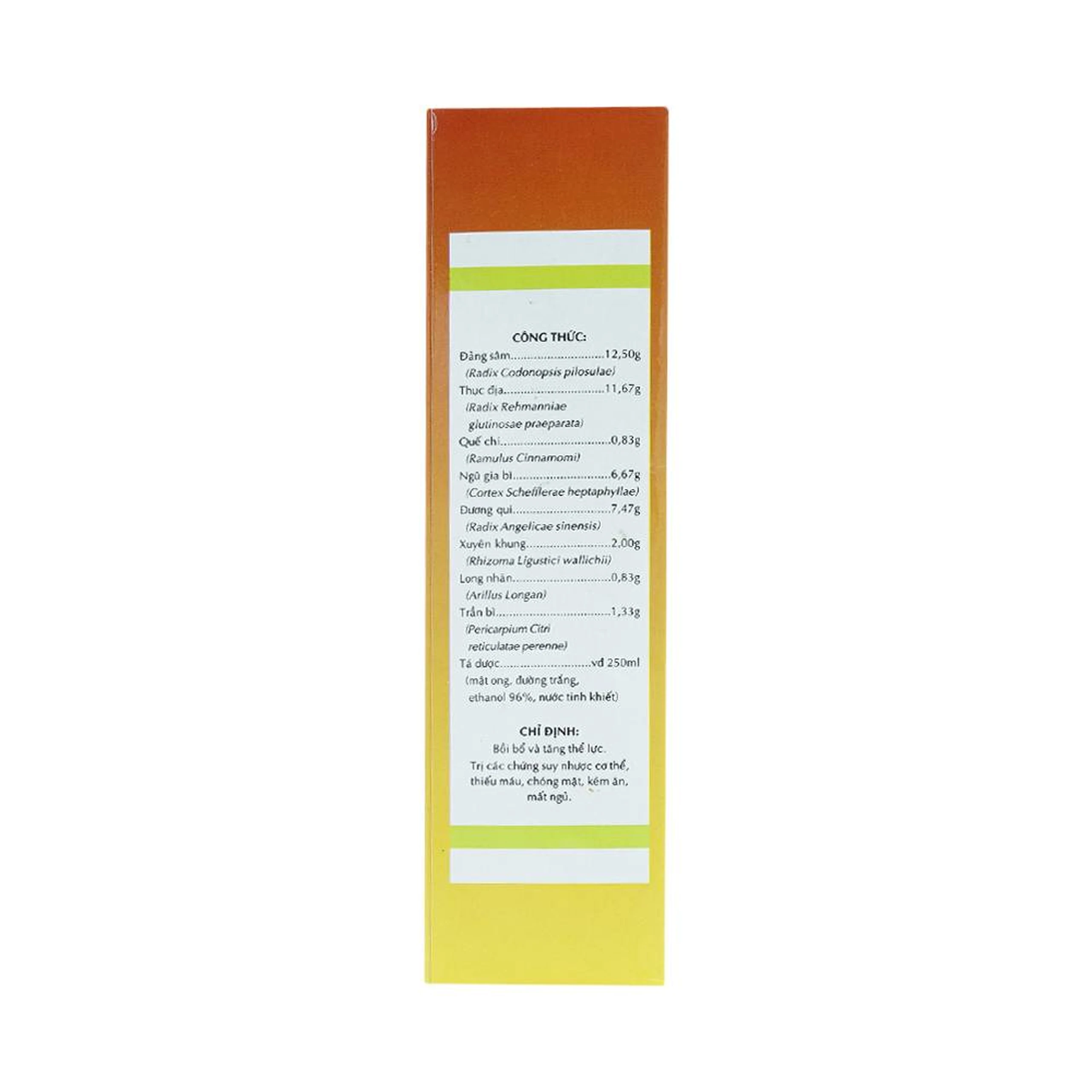 Siro Sâm Qui Đại Bổ OPC bổ dưỡng khí quyết (250ml)