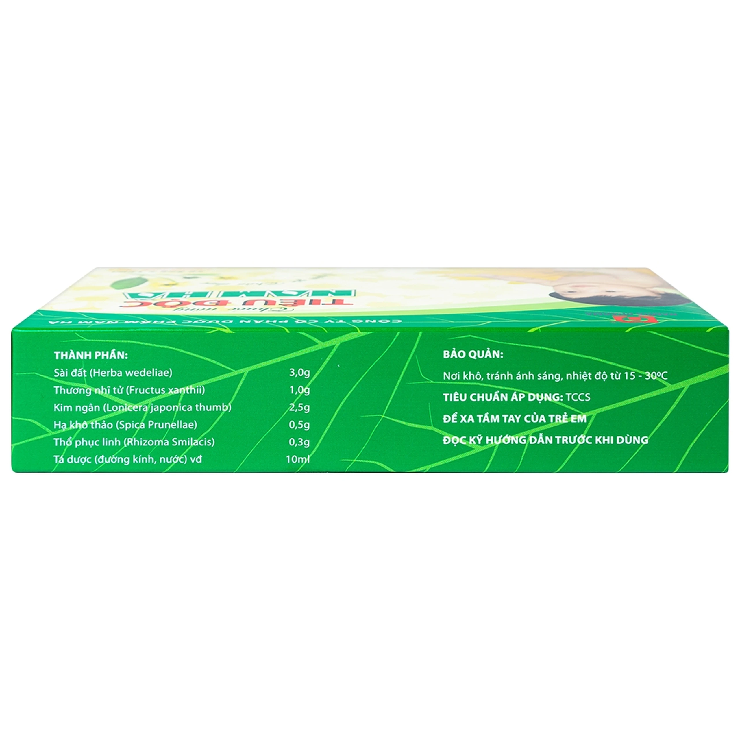 Dung dịch Tiêu Độc Nam Hà giải nhiệt độc, tiêu viêm (20 ống x 10ml)