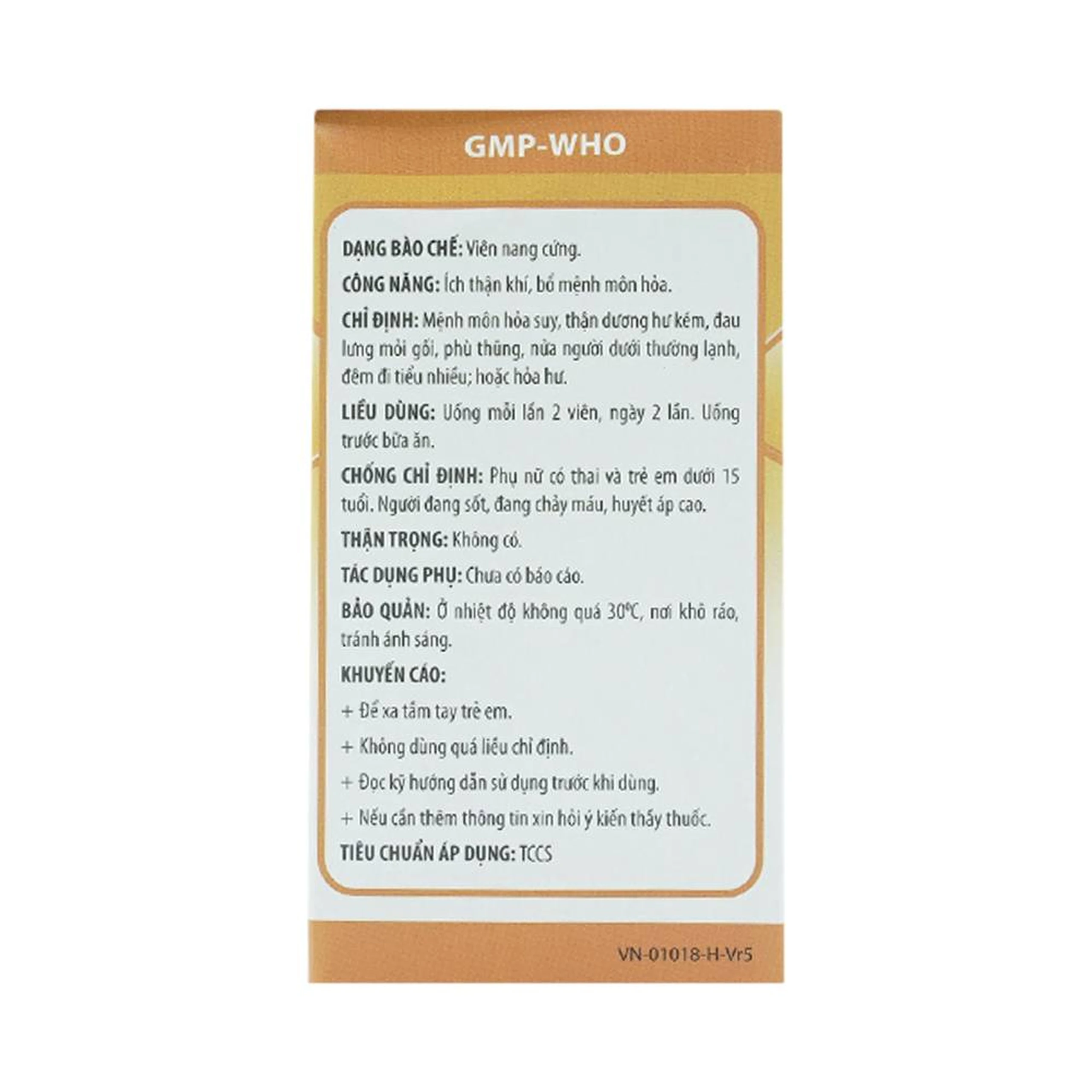 Thuốc Bát Vị-F Fito ích thận khí, bổ mệnh môn hỏa (40 viên)