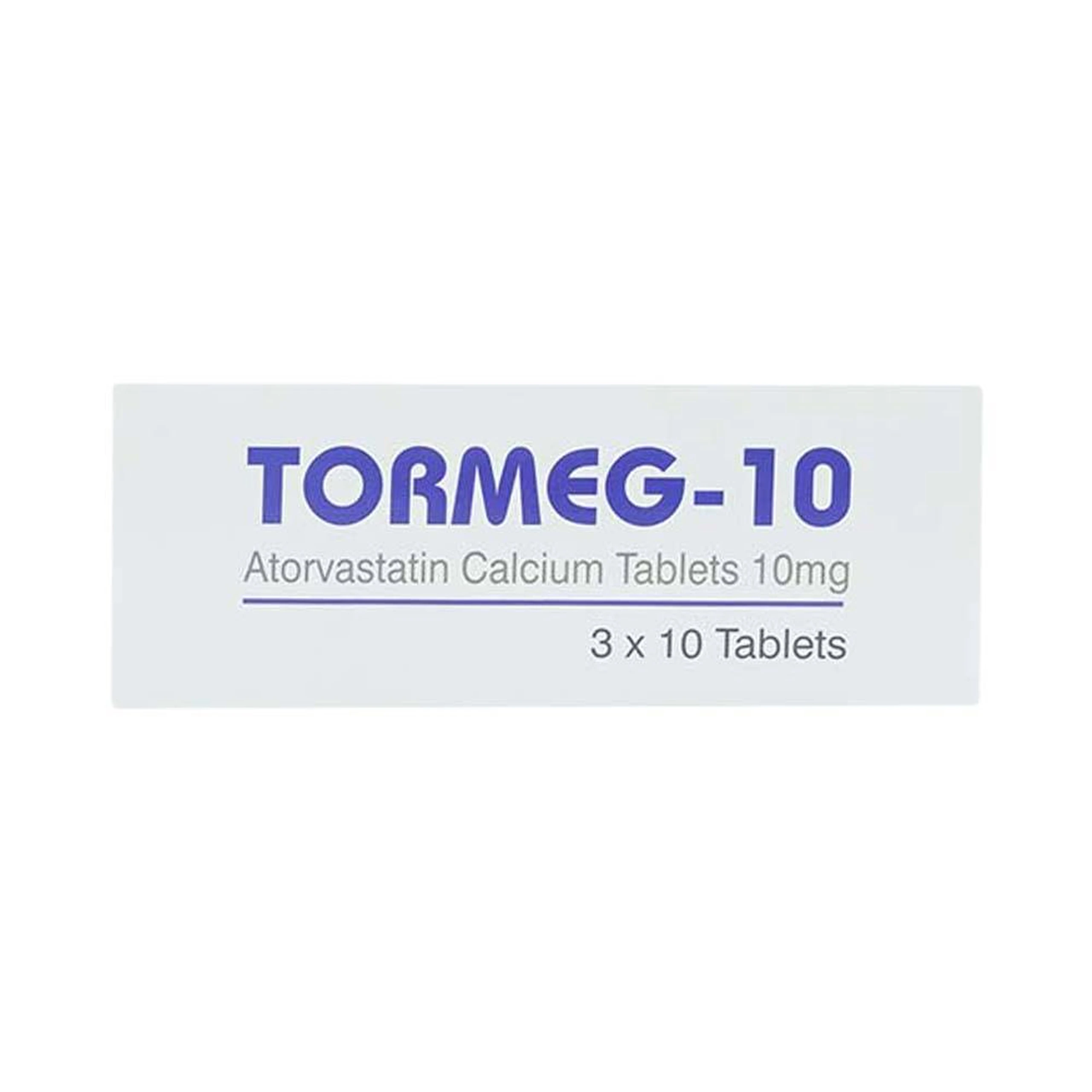 Thuốc Tormeg-10 MEGA We care ngăn ngừa bệnh tim mạch, tăng mỡ máu (3 vỉ x 10 viên)