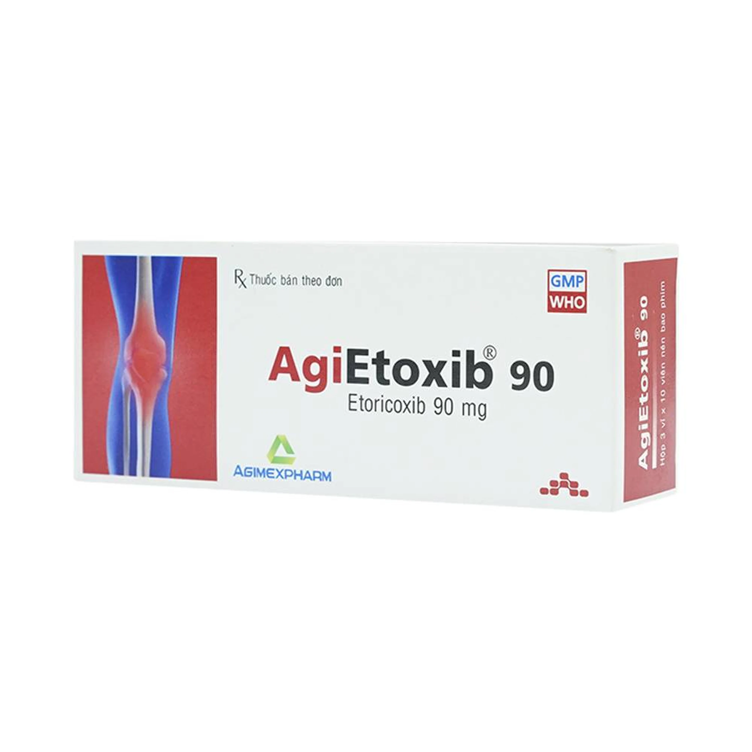 Thuốc Agietoxib 90 Agimexpharm điều trị viêm xương khớp (3 vỉ x 10 viên)