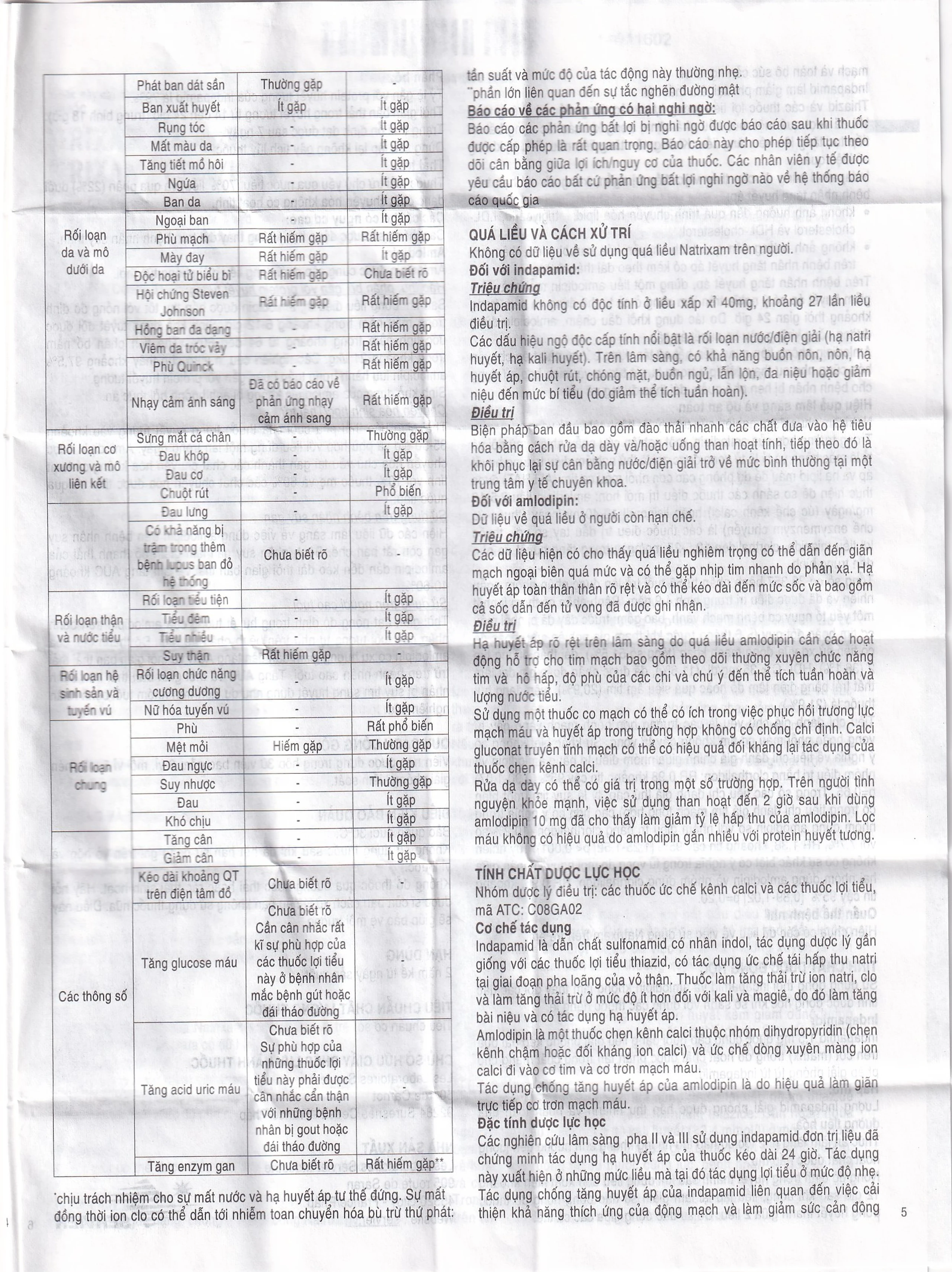 Thuốc Natrixam 1.5mg/5mg LES điều trị tăng huyết áp (30 viên)