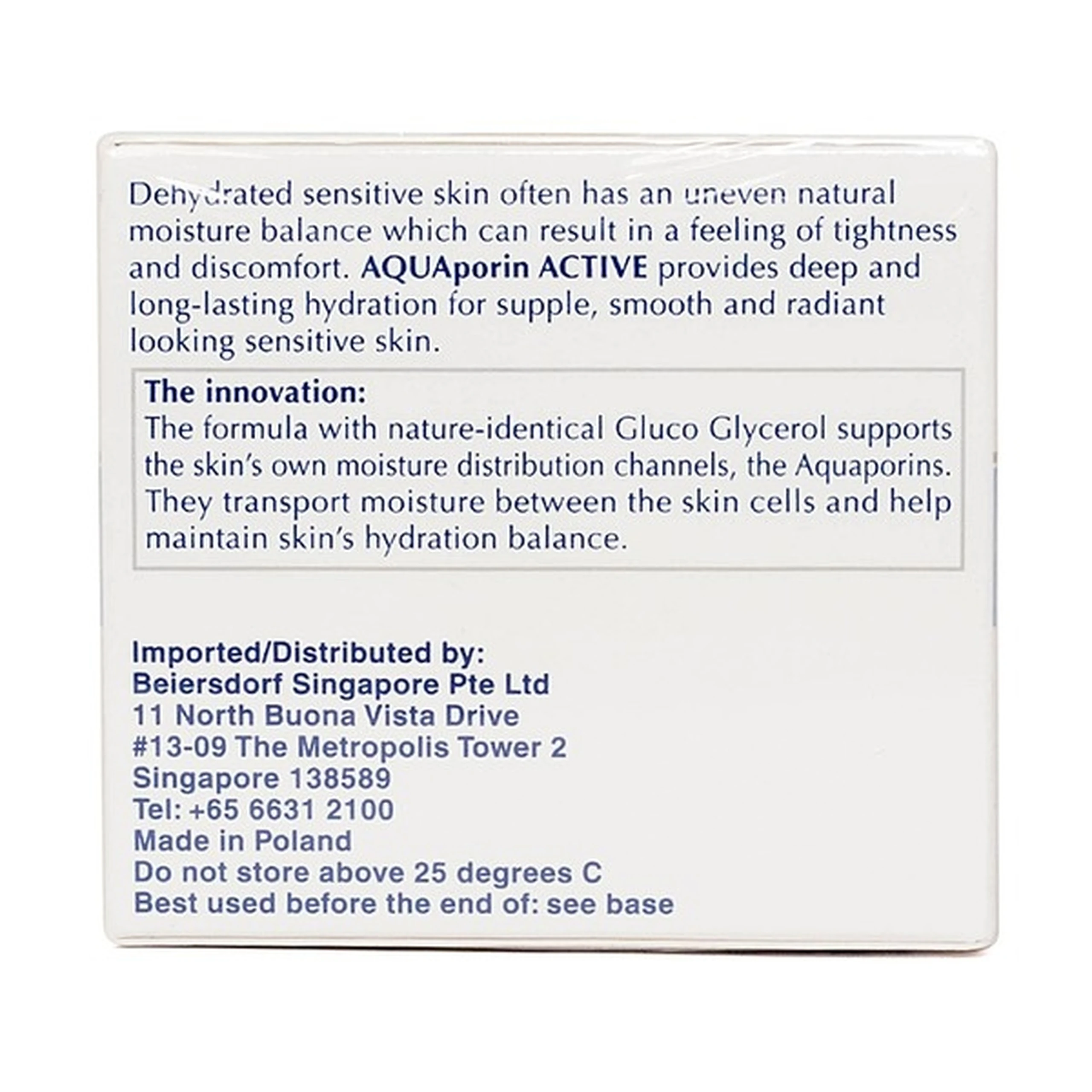 Kem dưỡng da Eucerin Aquaporin Active dành cho da nhạy cảm, da thường, da hỗn hợp (50ml)