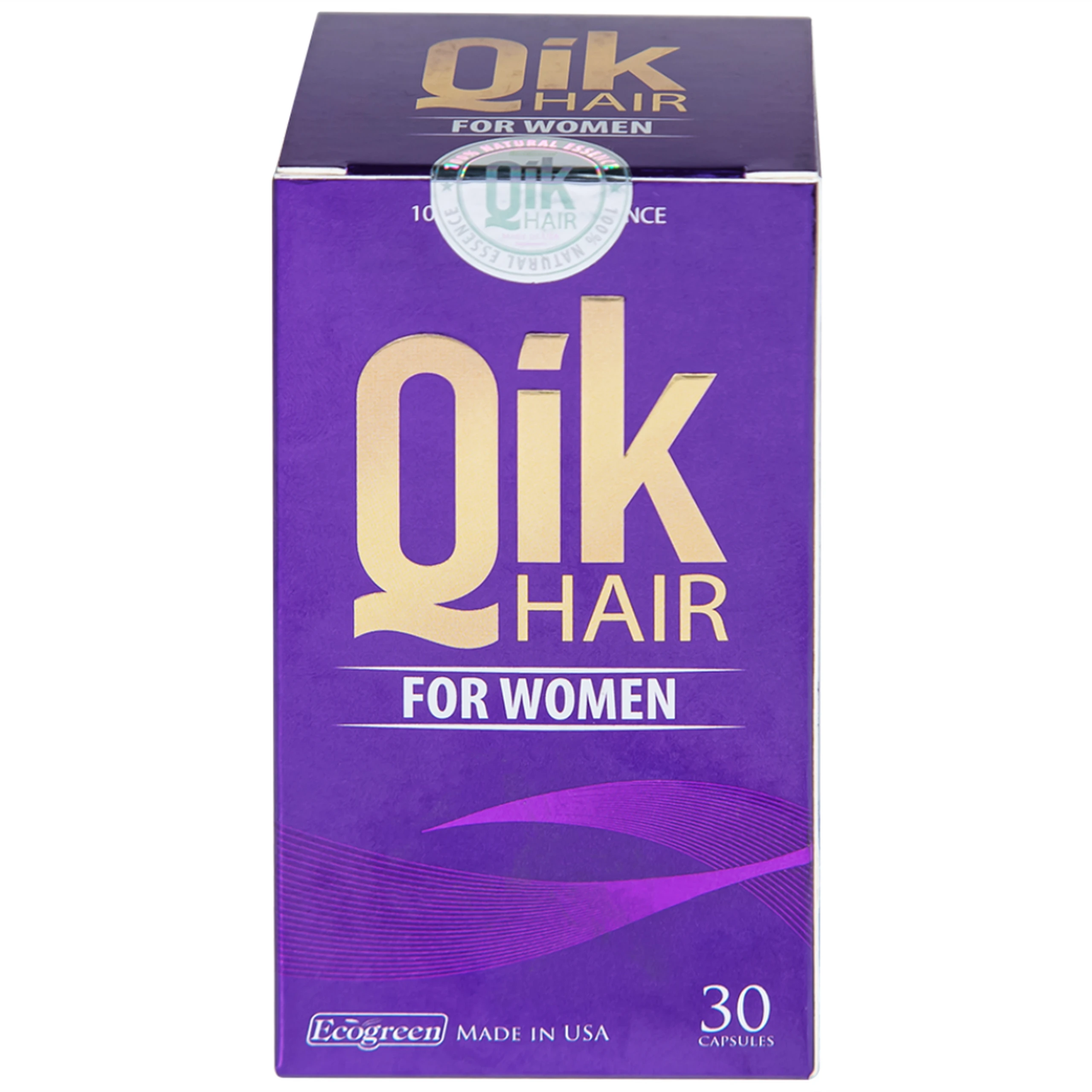 Viên giúp giảm rụng tóc ở nữ giới giúp mọc tóc Ecogreen Qik Hair For Women (30 viên)