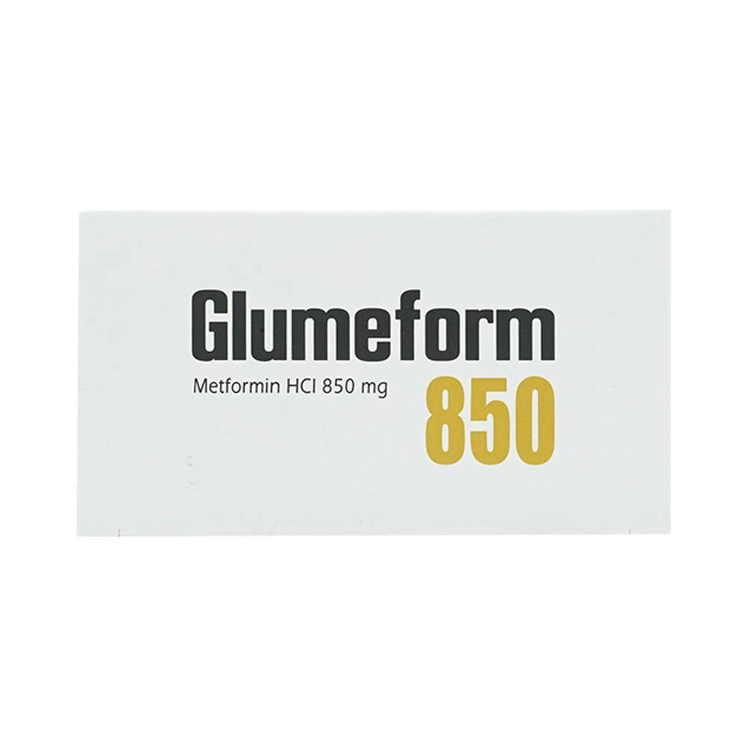 Thuốc Glumeform 850 DHG điều trị bệnh đái tháo đường típ 2 (10 vỉ x 5 viên)