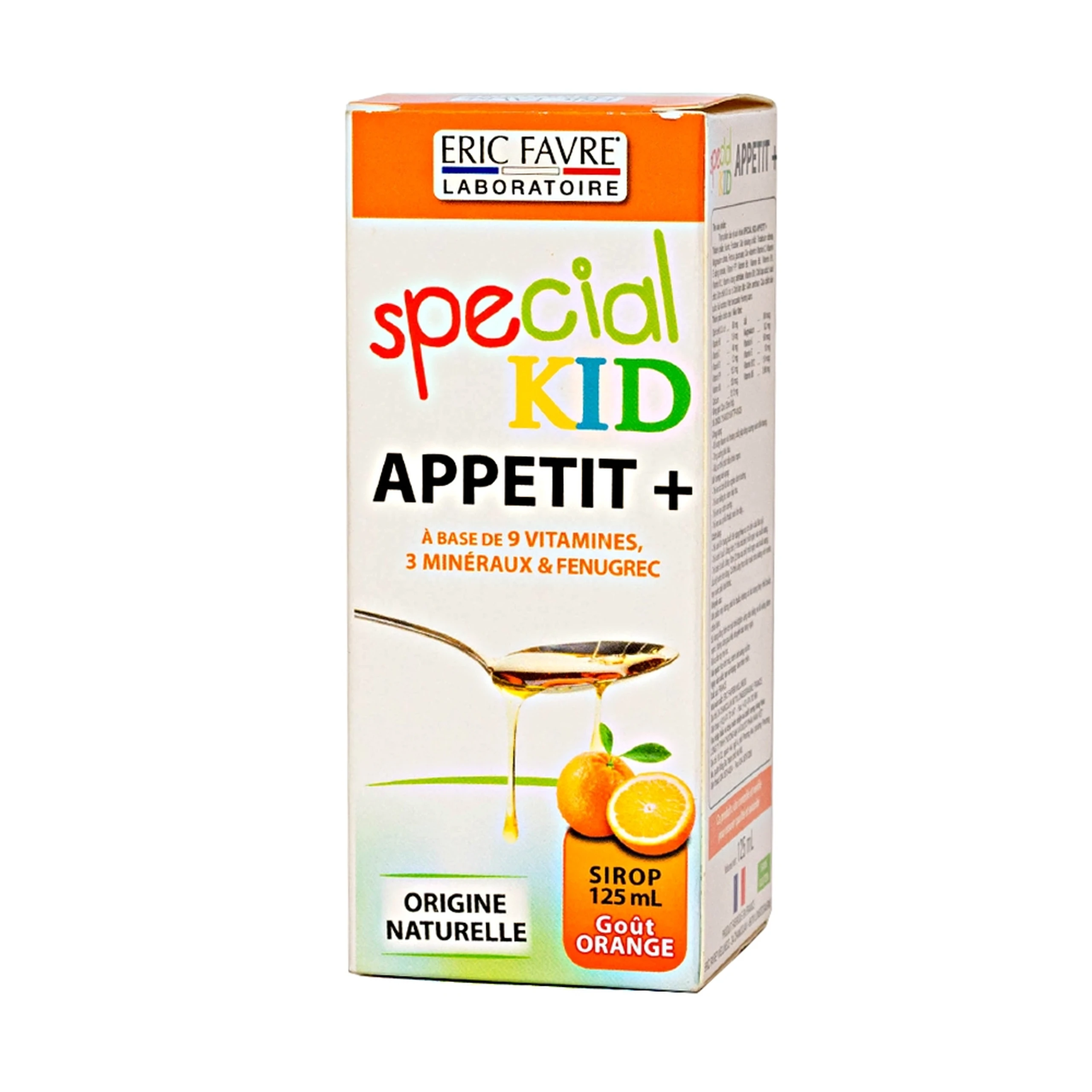 Siro bổ sung vitamin và khoáng chất giúp tăng cường đề kháng cho trẻ Special Kid Appeti+ hương cam (125ml)