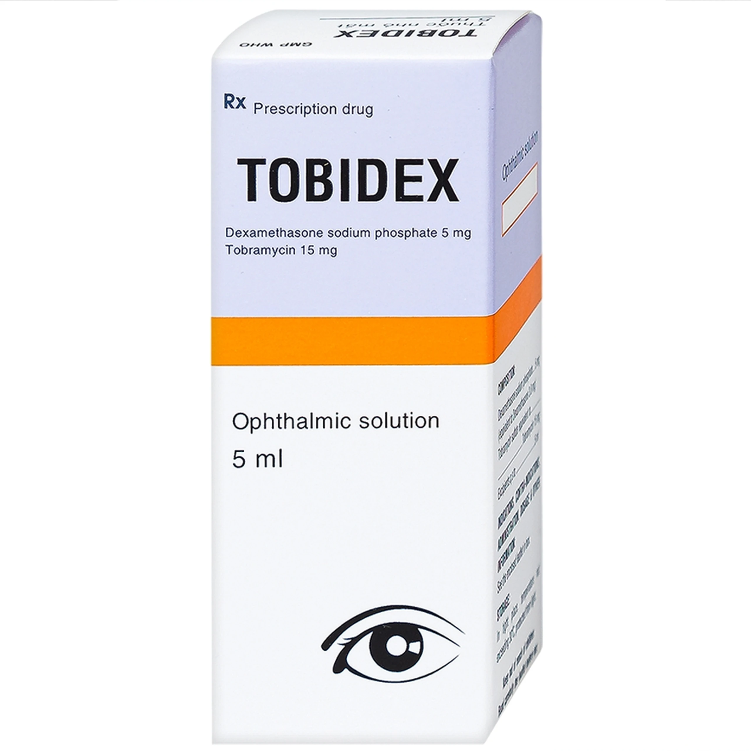 Thuốc nhỏ mắt Tobidex Bidiphar điều trị viêm mắt (5ml)