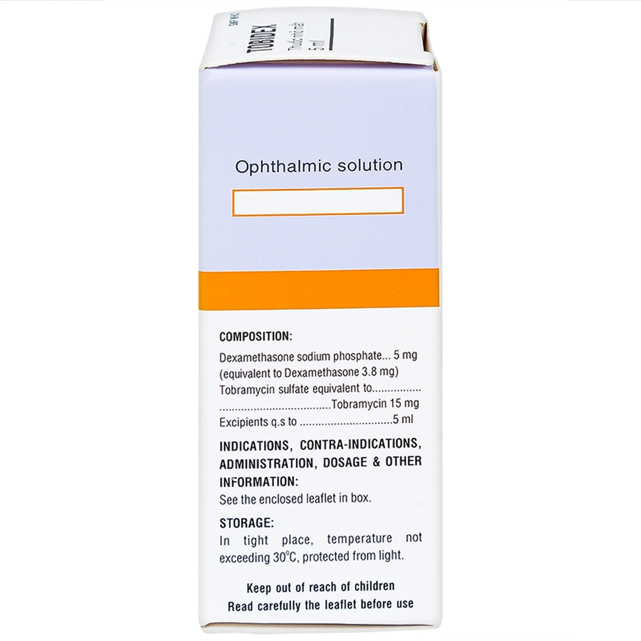 Thuốc nhỏ mắt Tobidex Bidiphar điều trị viêm mắt (5ml)