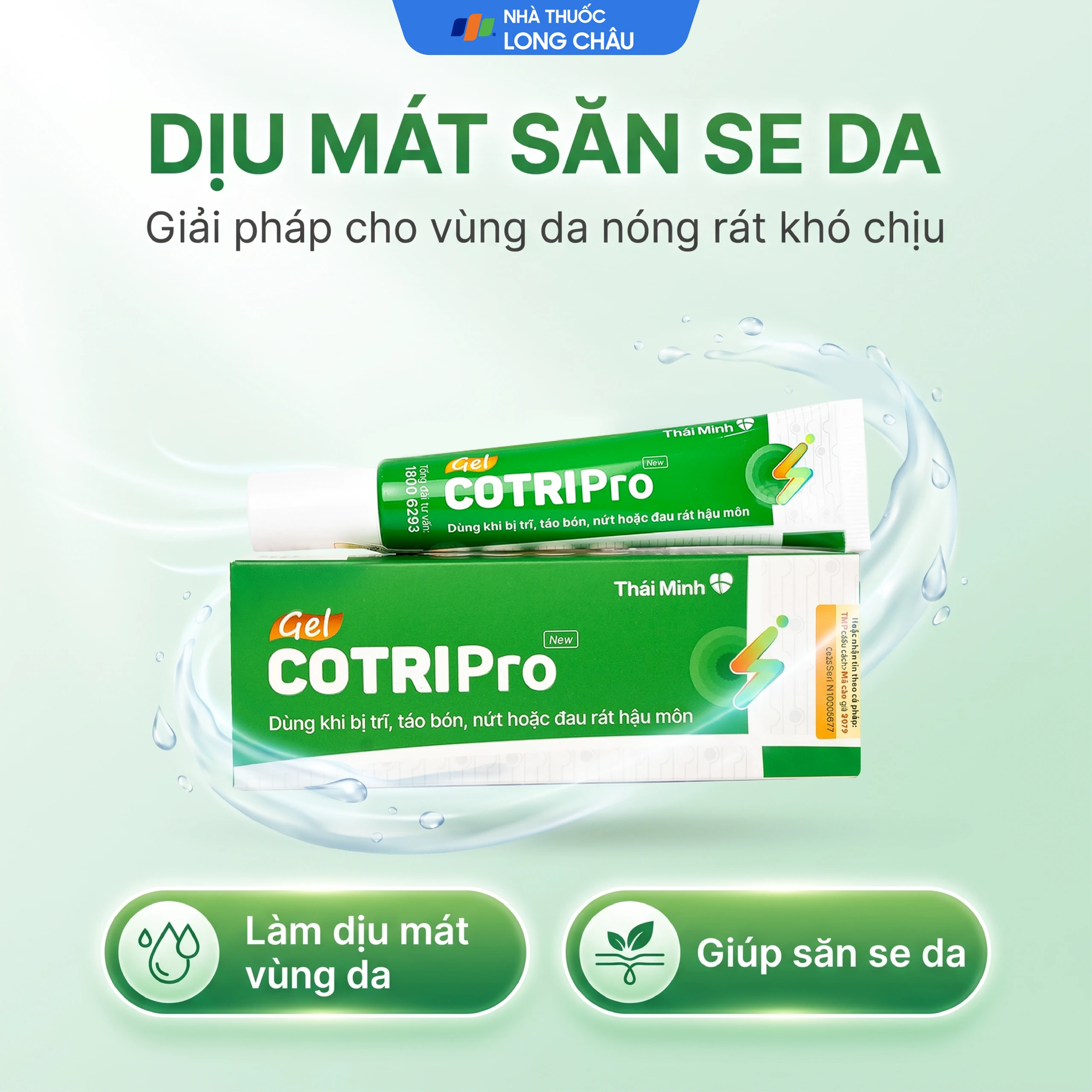 Gel bôi trĩ Cotripro giảm đau và làm dịu mát (25g) 2