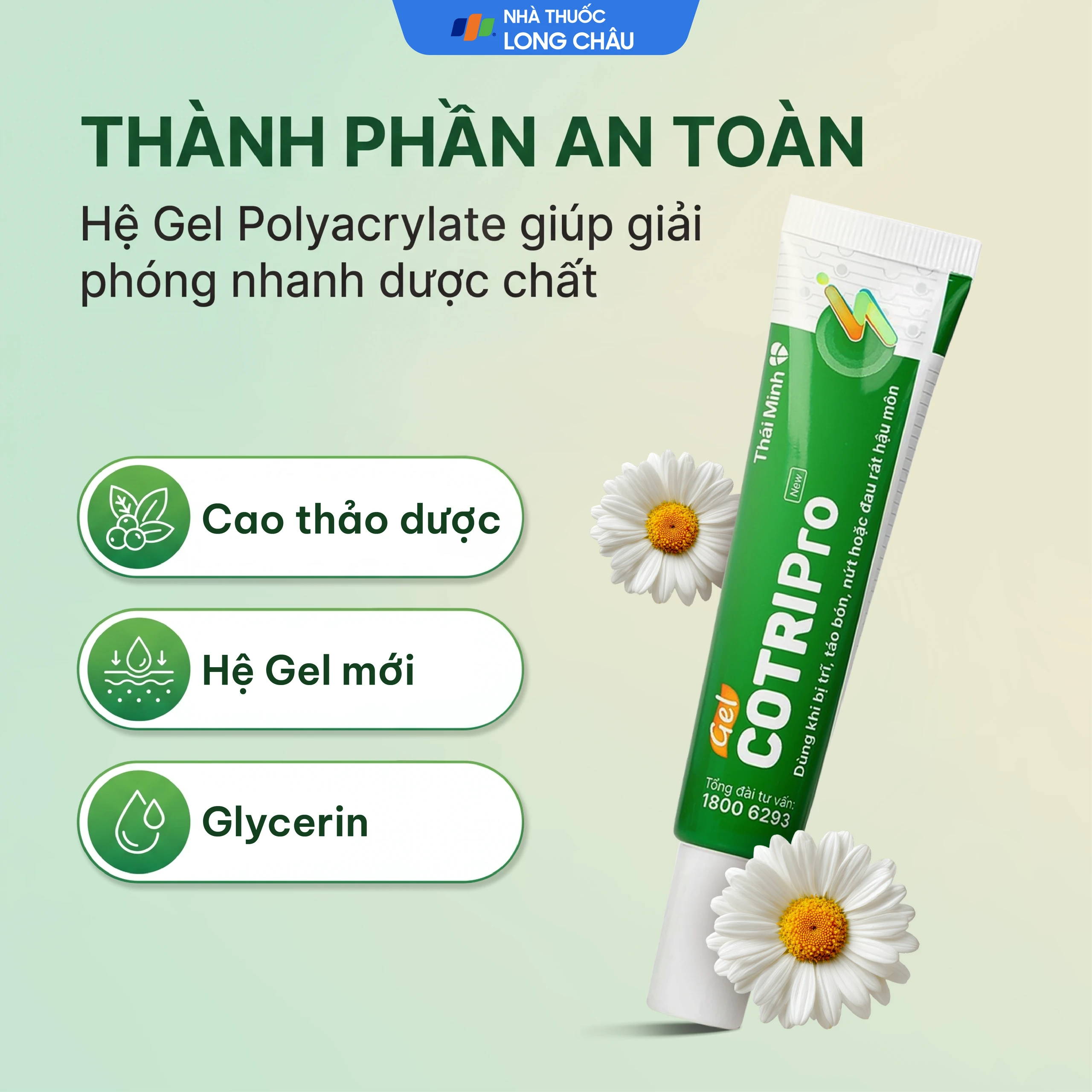 Gel bôi trĩ Cotripro giảm đau và làm dịu mát (25g) 3